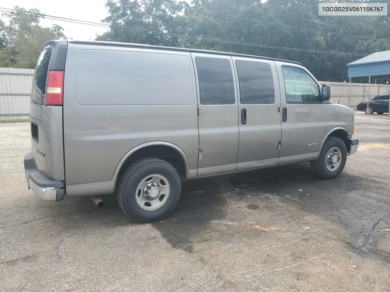 2006 Chevrolet Express G2500 VIN: 1GCGG25V061106767 Lot: 70852764