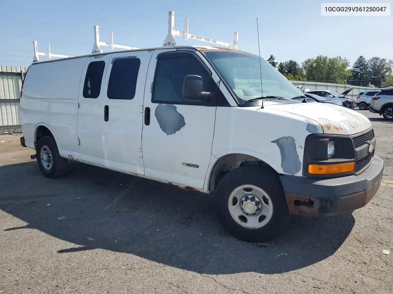 1GCGG29V361250047 2006 Chevrolet Express G2500