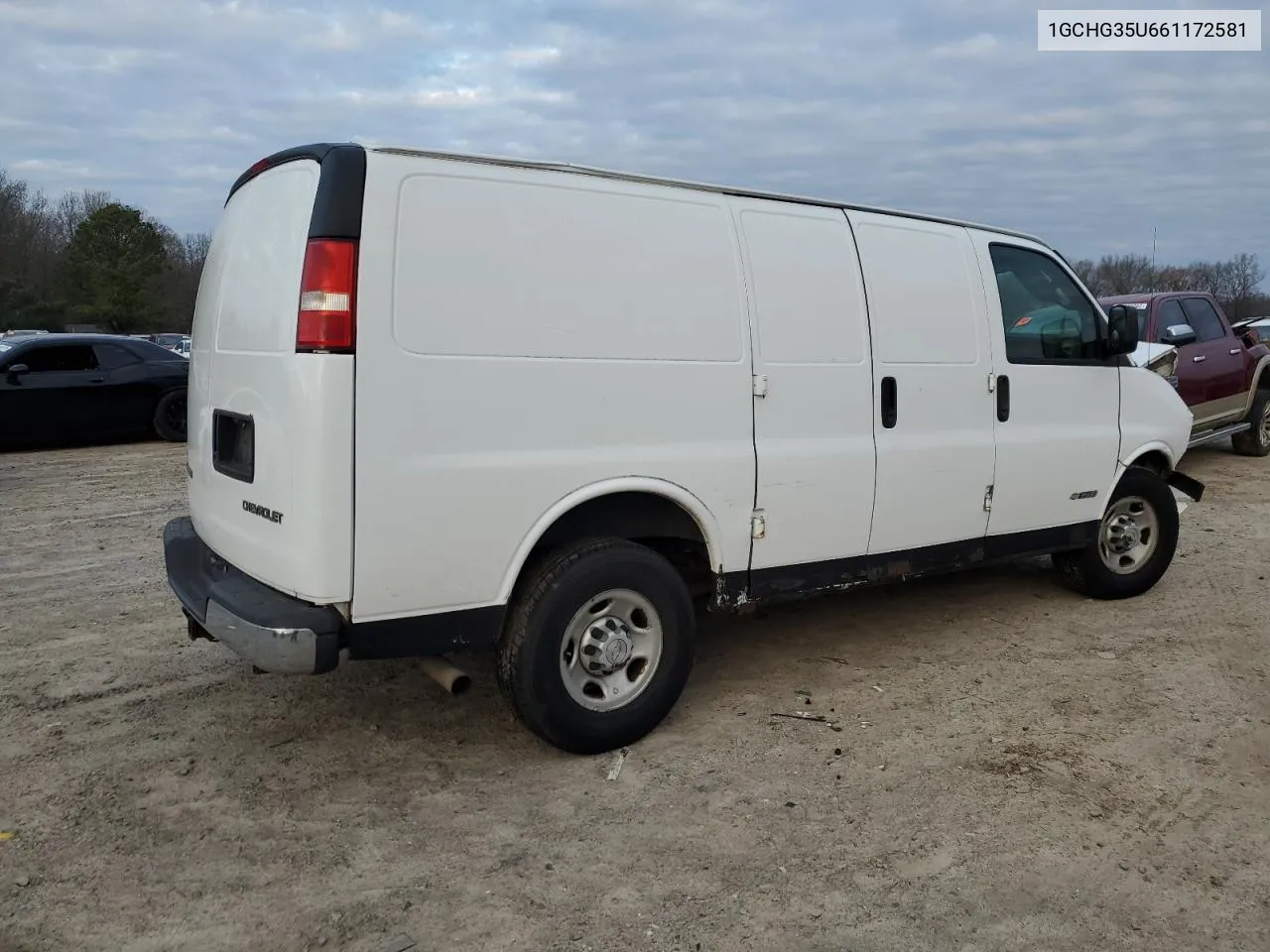 2006 Chevrolet Express G3500 VIN: 1GCHG35U661172581 Lot: 72001522