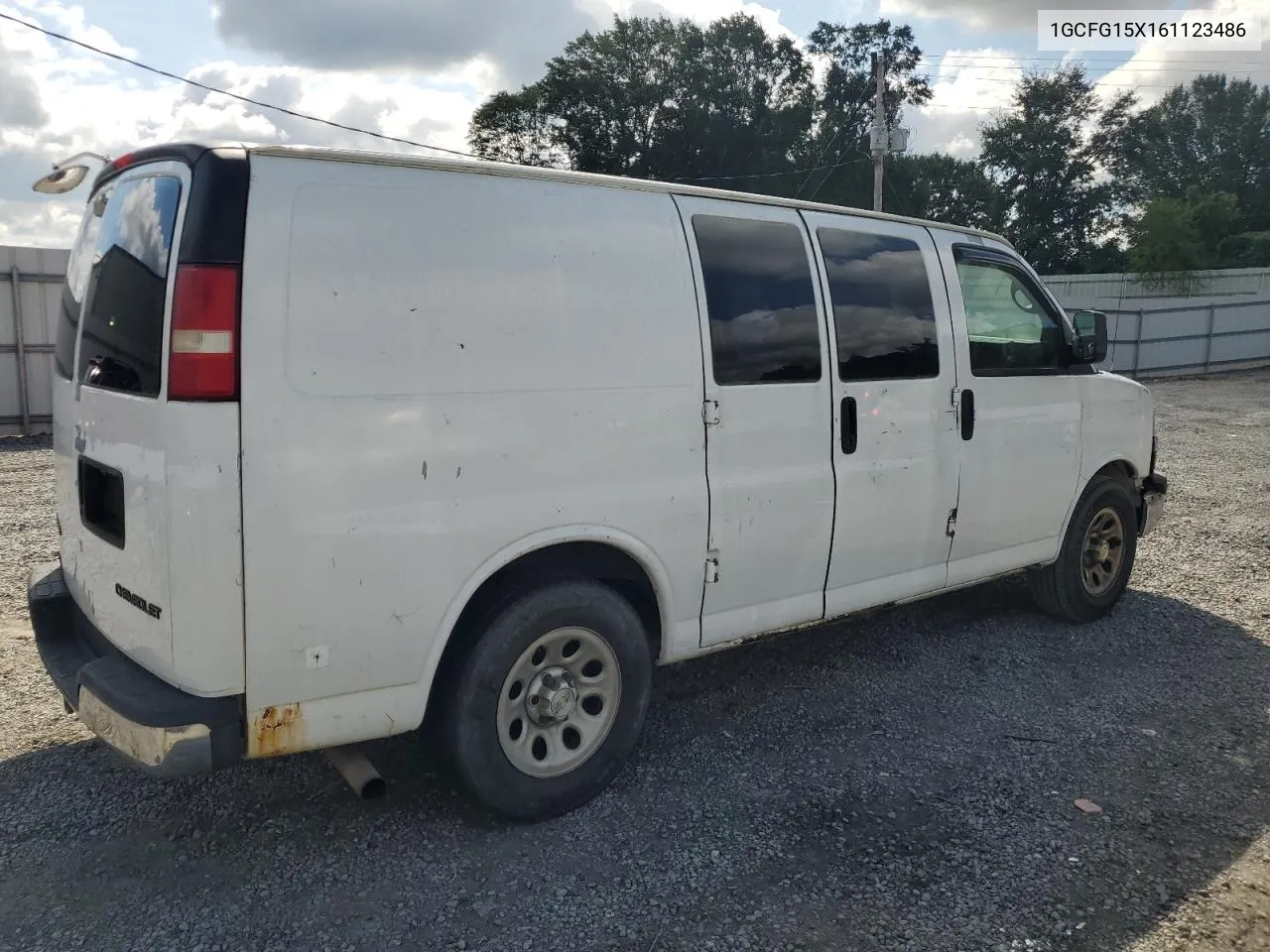 2006 Chevrolet Express G1500 VIN: 1GCFG15X161123486 Lot: 72437034