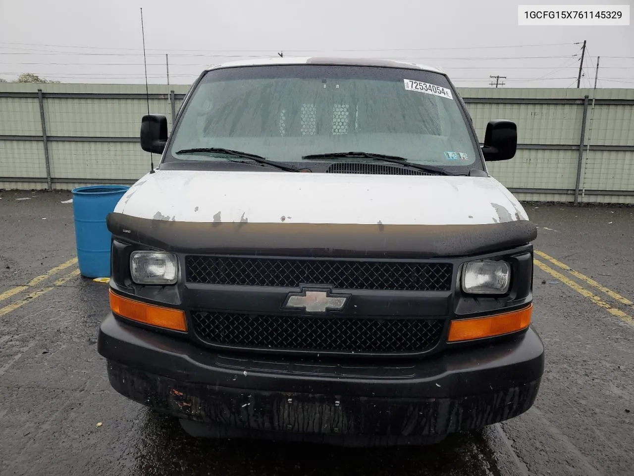 2006 Chevrolet Express G1500 VIN: 1GCFG15X761145329 Lot: 72534054