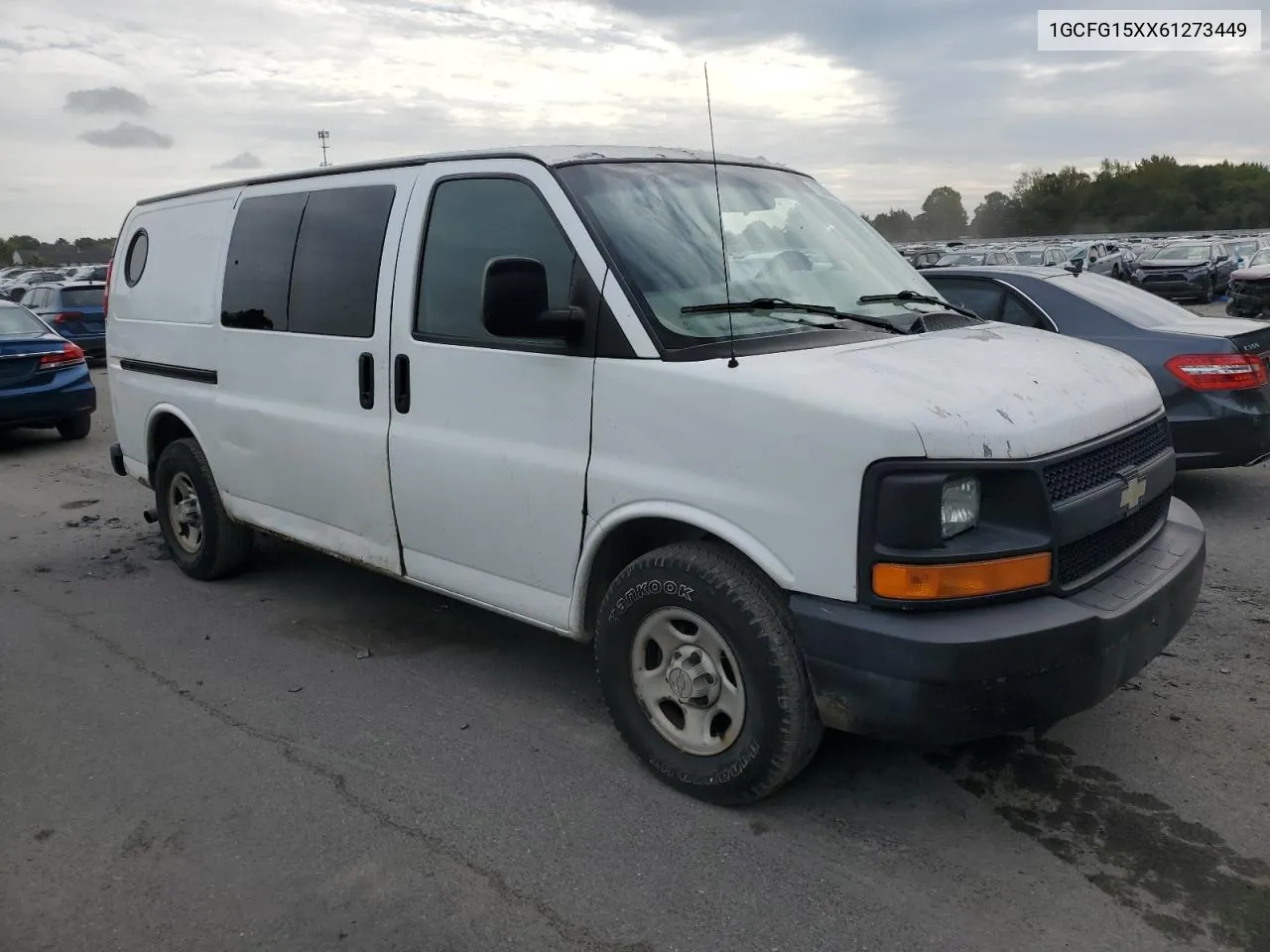 2006 Chevrolet Express G1500 VIN: 1GCFG15XX61273449 Lot: 72604424