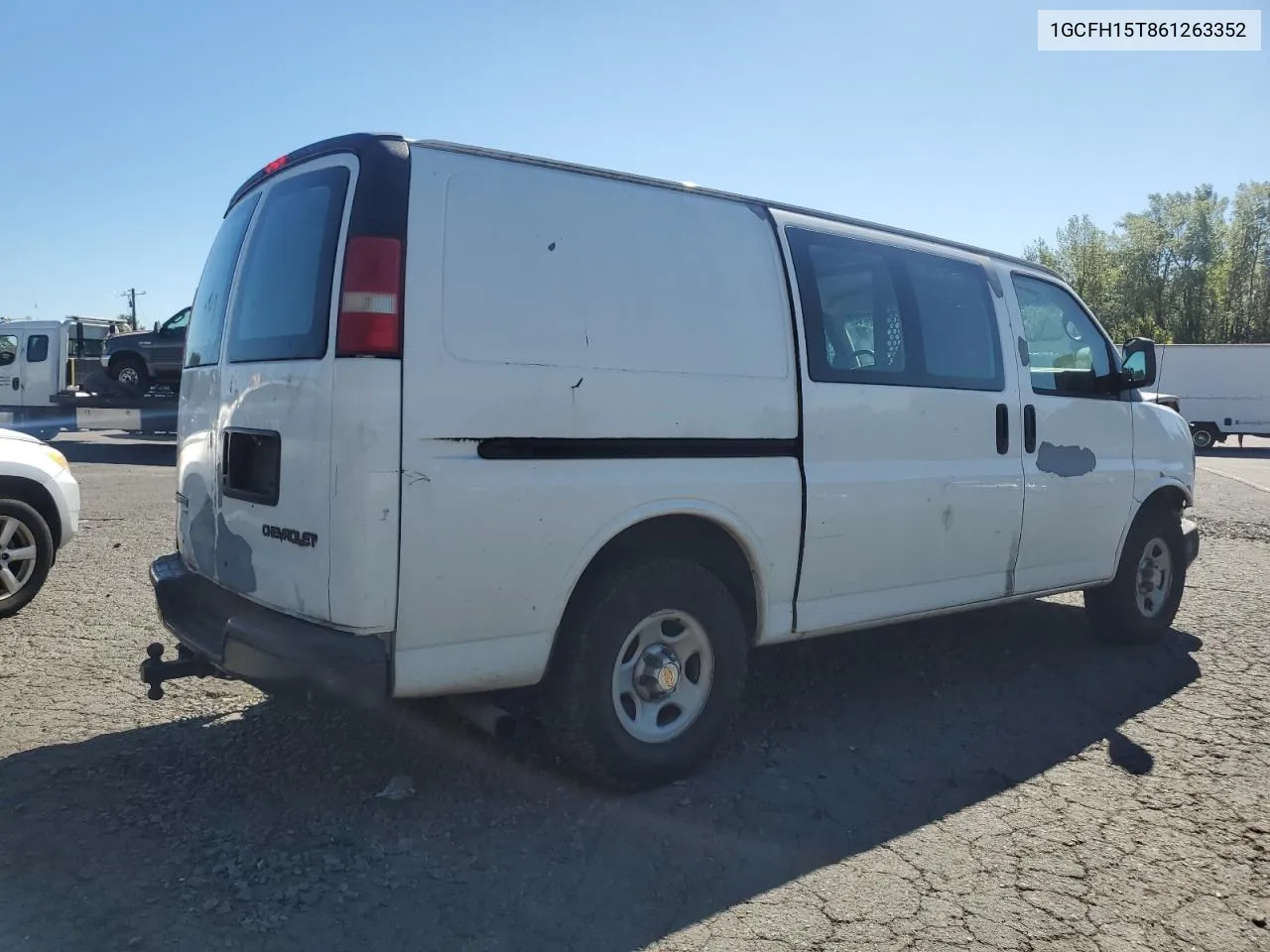 2006 Chevrolet Express G1500 VIN: 1GCFH15T861263352 Lot: 72920694