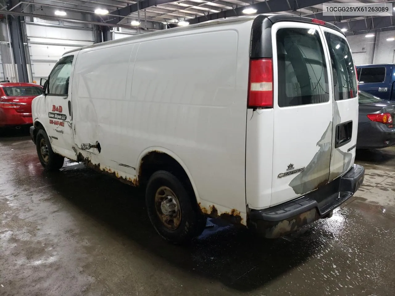 1GCGG25VX61263089 2006 Chevrolet Express G2500