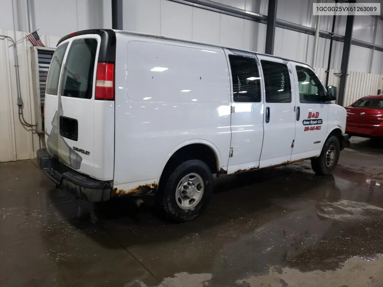 1GCGG25VX61263089 2006 Chevrolet Express G2500