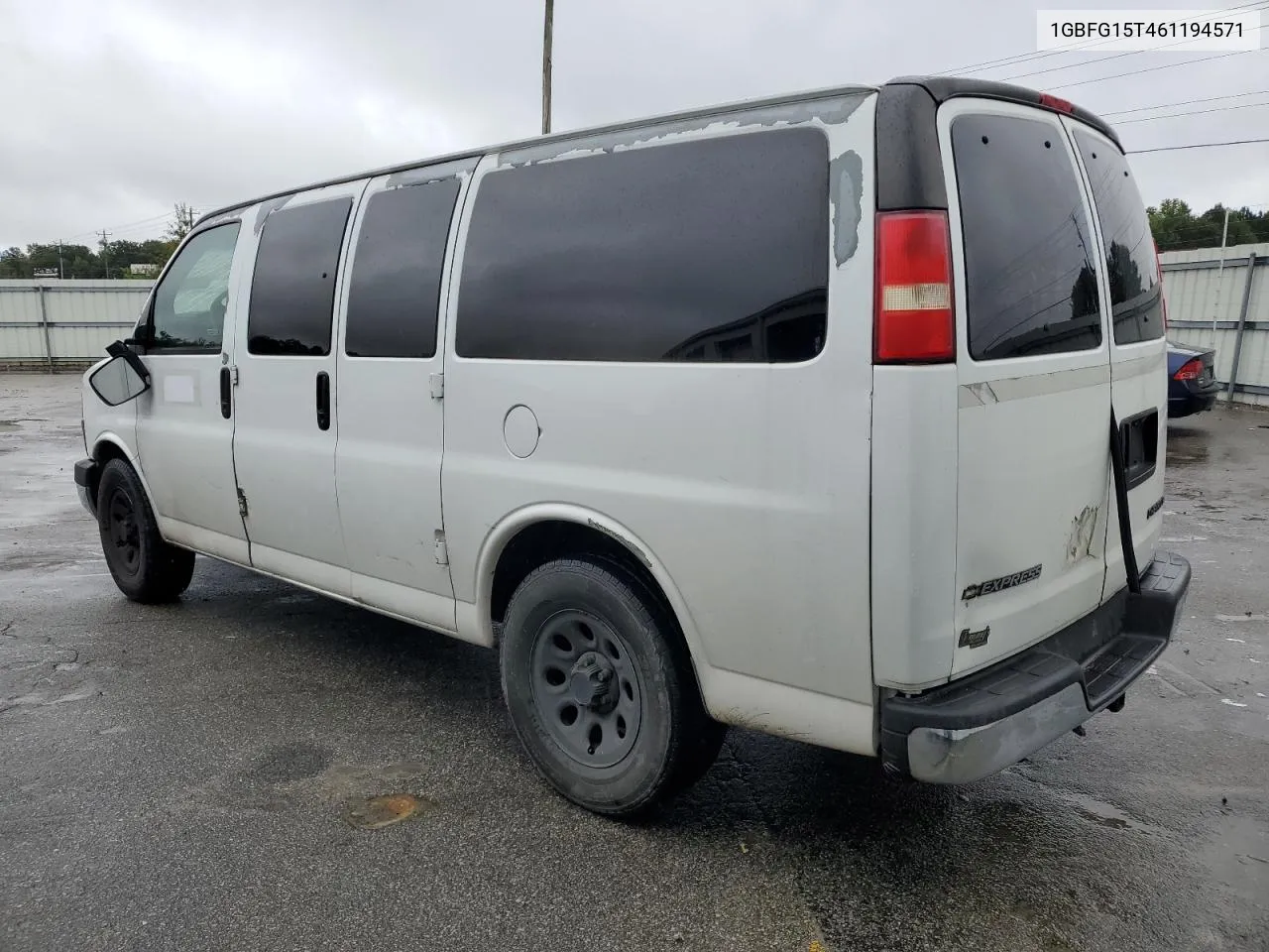 2006 Chevrolet Express G1500 VIN: 1GBFG15T461194571 Lot: 73238774