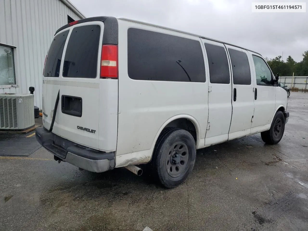 2006 Chevrolet Express G1500 VIN: 1GBFG15T461194571 Lot: 73238774