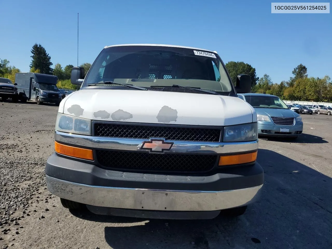 2006 Chevrolet Express G2500 VIN: 1GCGG25V561254025 Lot: 73476494