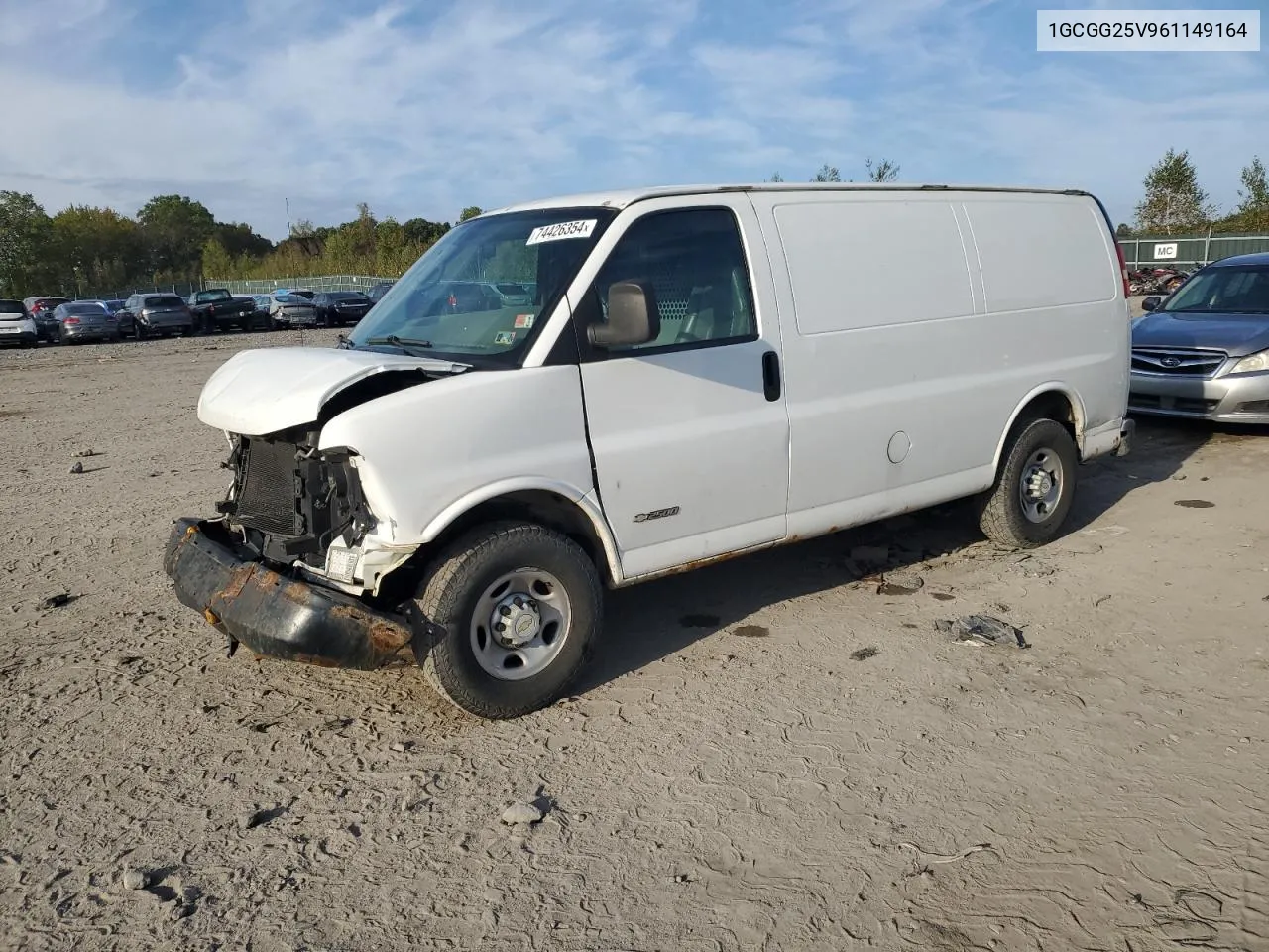 2006 Chevrolet Express G2500 VIN: 1GCGG25V961149164 Lot: 74426354