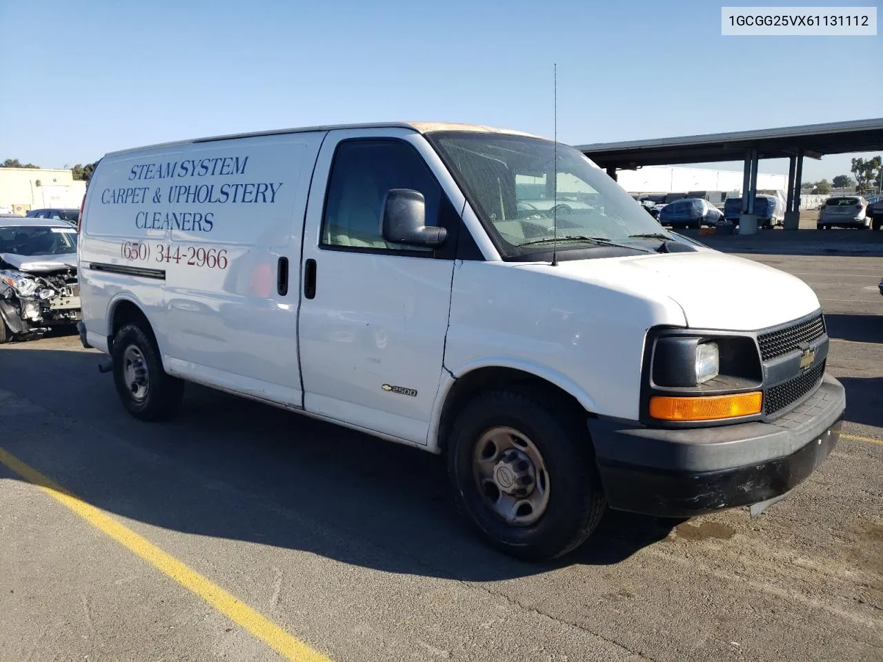 1GCGG25VX61131112 2006 Chevrolet Express G2500