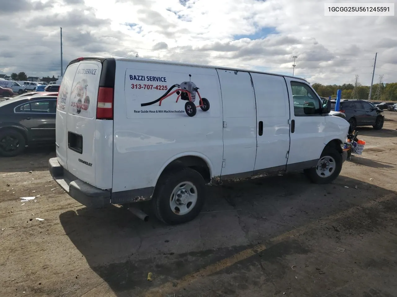 2006 Chevrolet Express G2500 VIN: 1GCGG25U561245591 Lot: 75894574