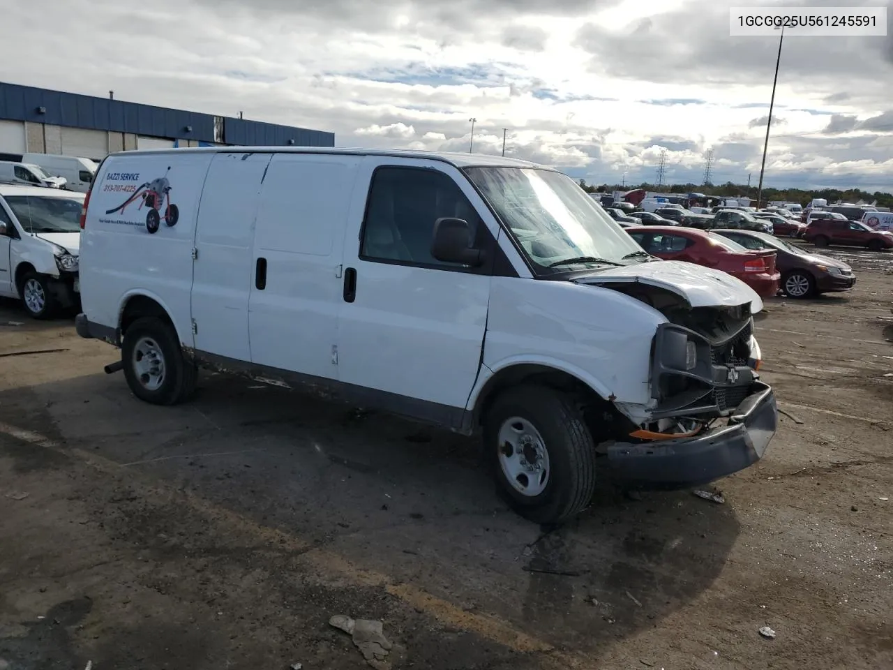 2006 Chevrolet Express G2500 VIN: 1GCGG25U561245591 Lot: 75894574