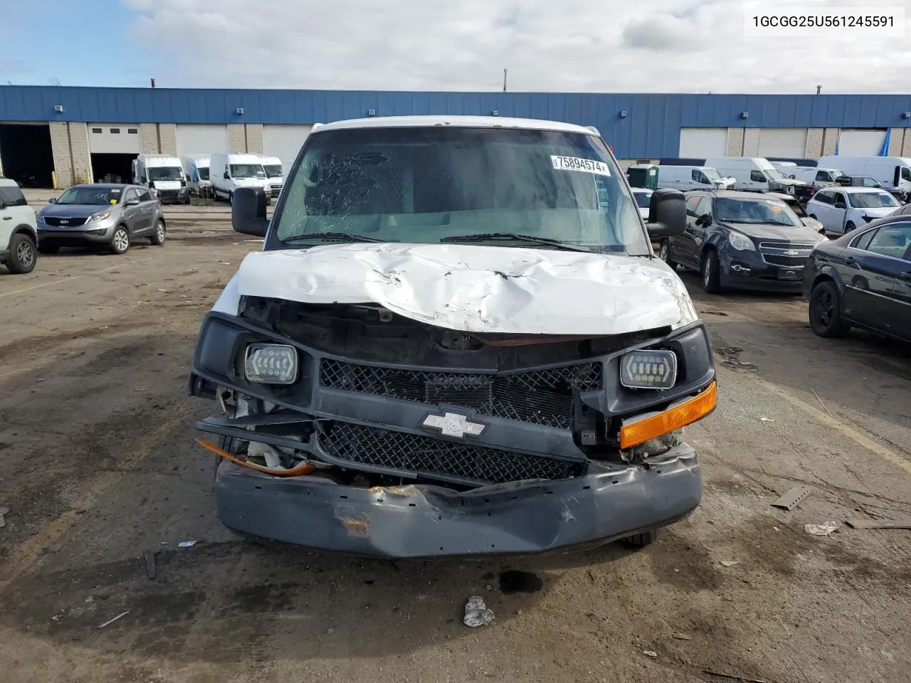 2006 Chevrolet Express G2500 VIN: 1GCGG25U561245591 Lot: 75894574