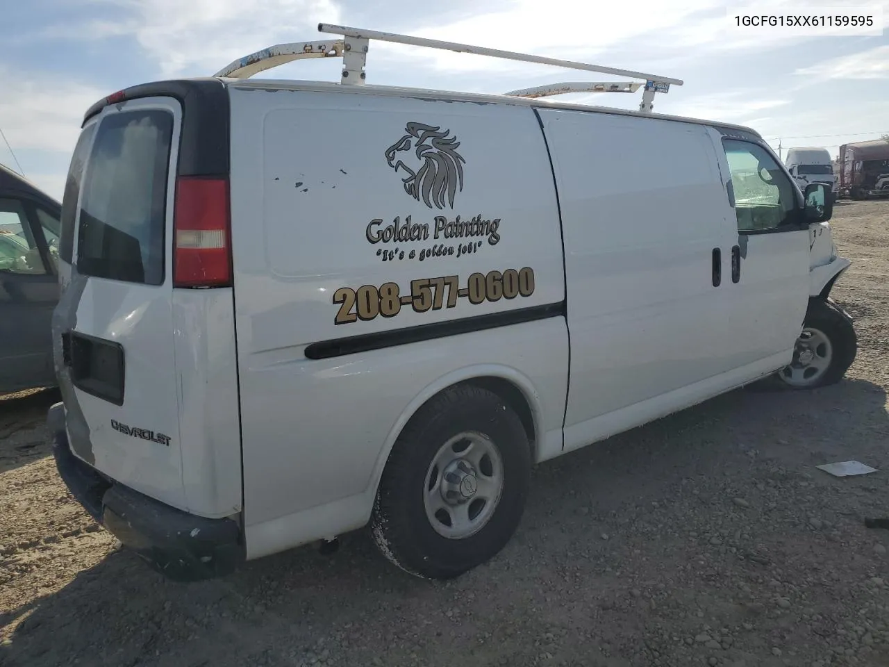 2006 Chevrolet Express G1500 VIN: 1GCFG15XX61159595 Lot: 76091244