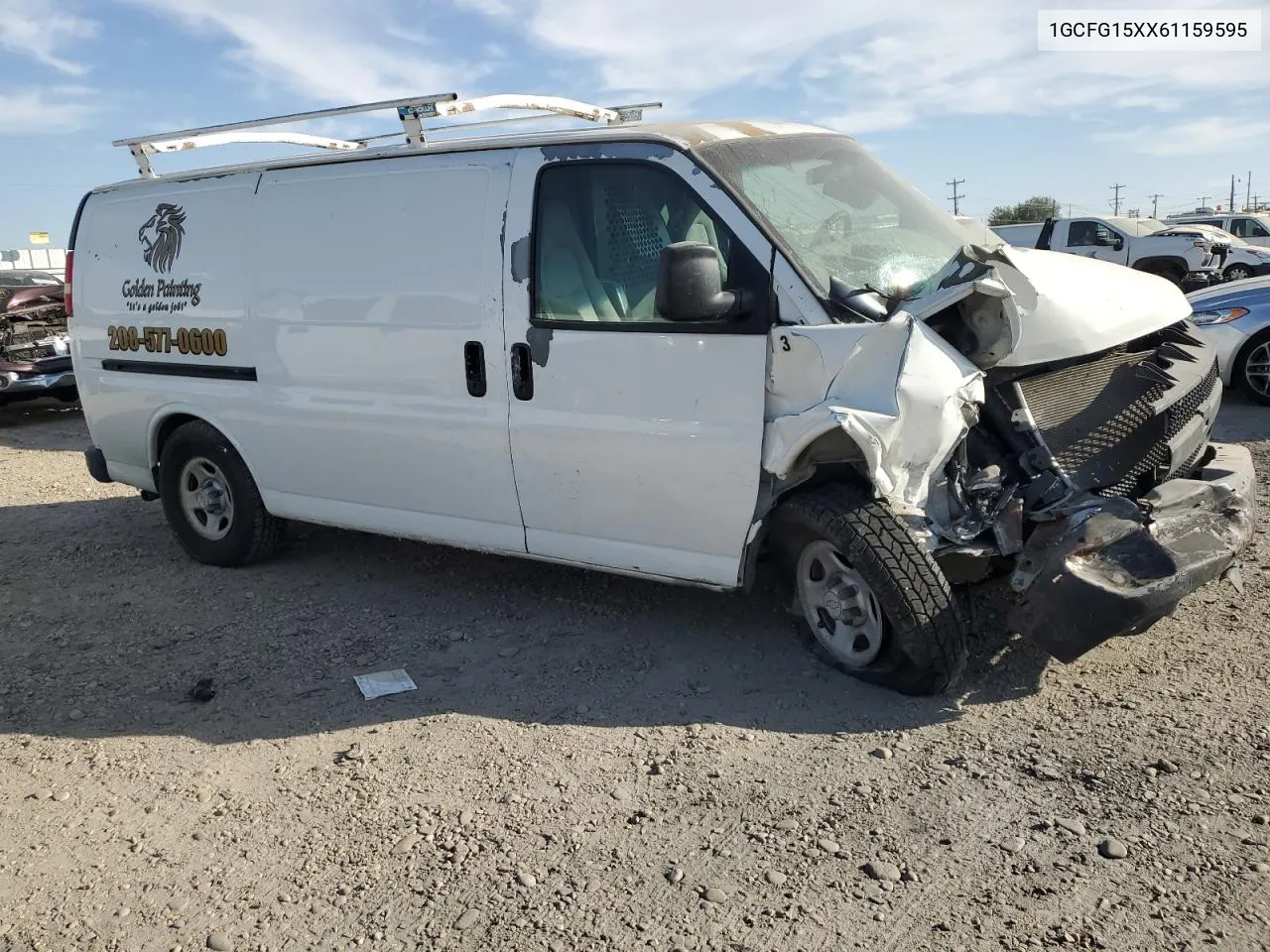 2006 Chevrolet Express G1500 VIN: 1GCFG15XX61159595 Lot: 76091244