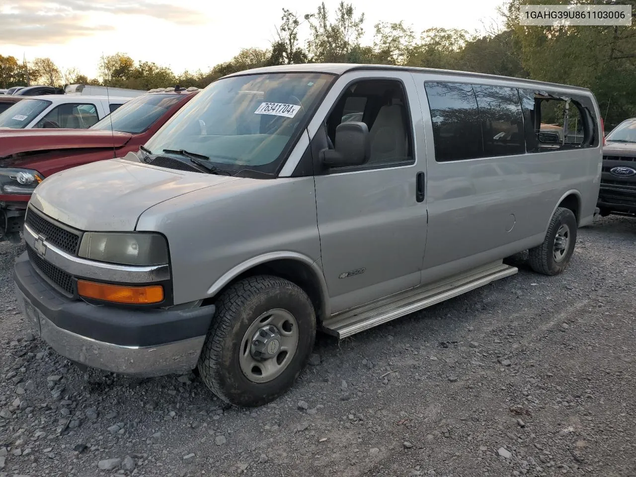 2006 Chevrolet Express G3500 VIN: 1GAHG39U861103006 Lot: 76341704