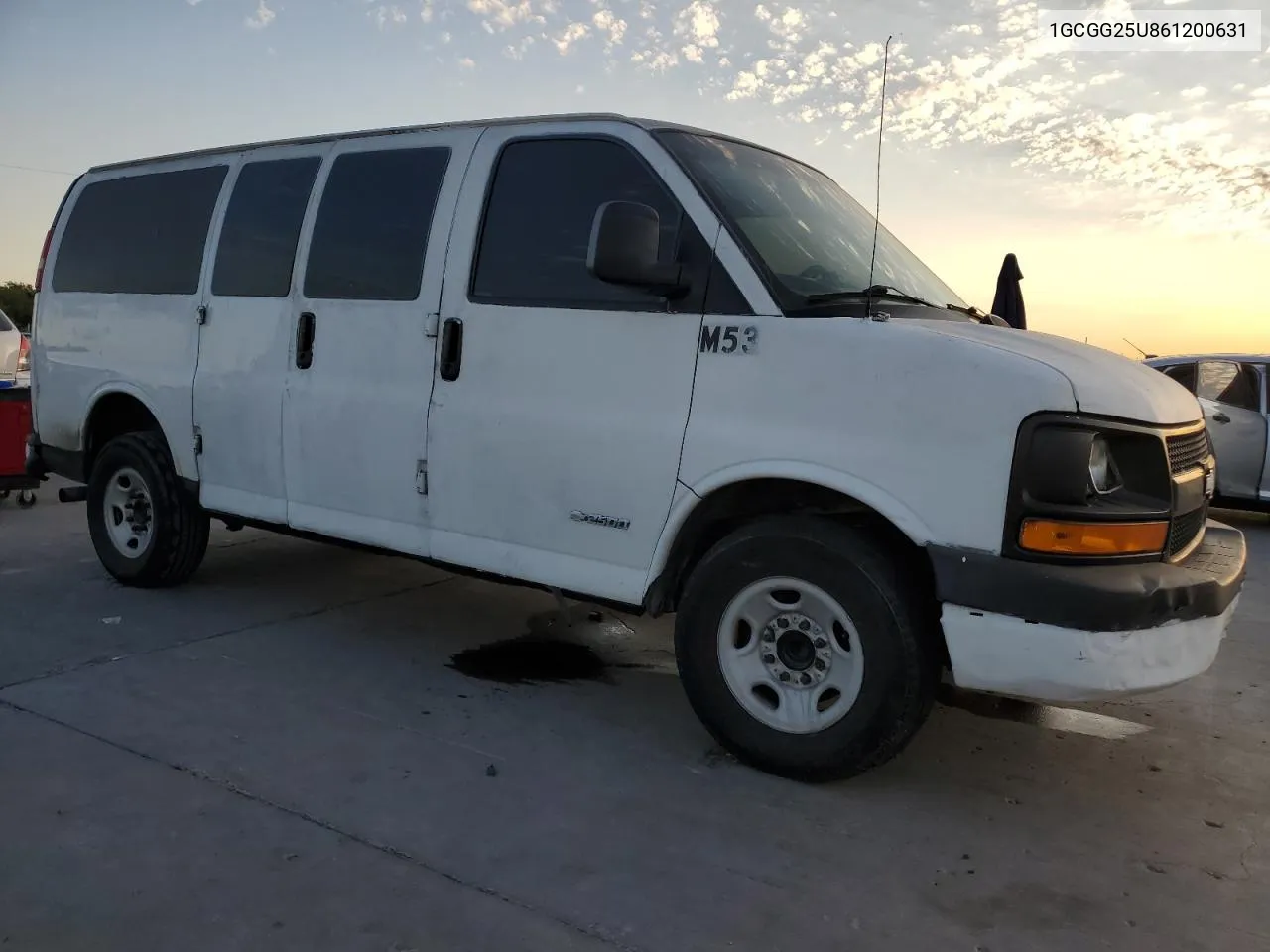 2006 Chevrolet Express G2500 VIN: 1GCGG25U861200631 Lot: 76561684