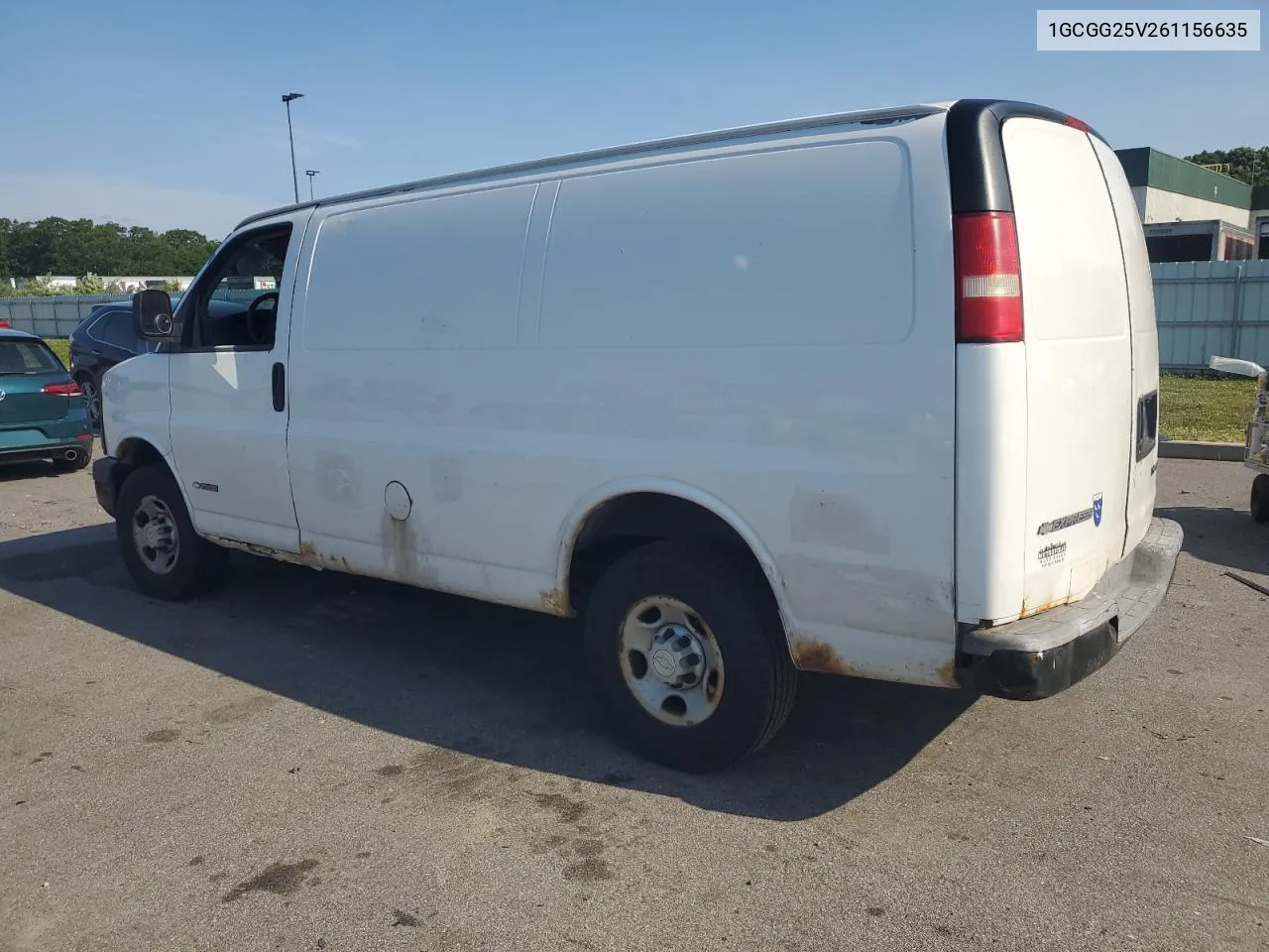 2006 Chevrolet Express G2500 VIN: 1GCGG25V261156635 Lot: 76784044