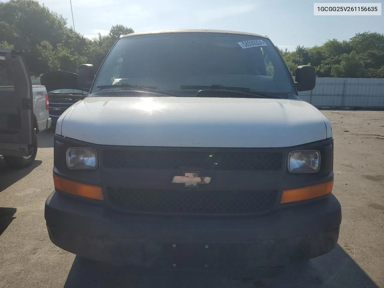 2006 Chevrolet Express G2500 VIN: 1GCGG25V261156635 Lot: 76784044