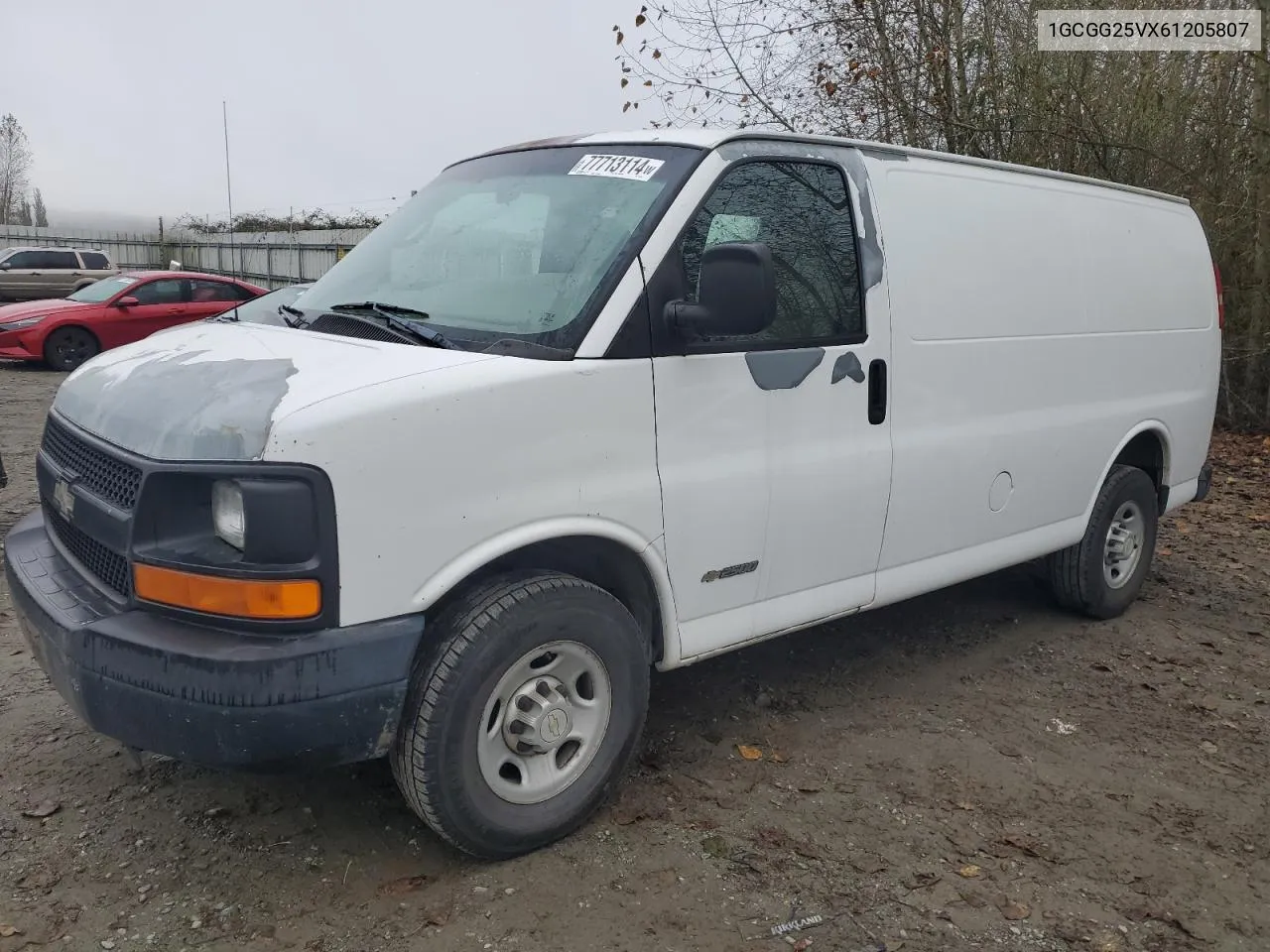 2006 Chevrolet Express G2500 VIN: 1GCGG25VX61205807 Lot: 77713114