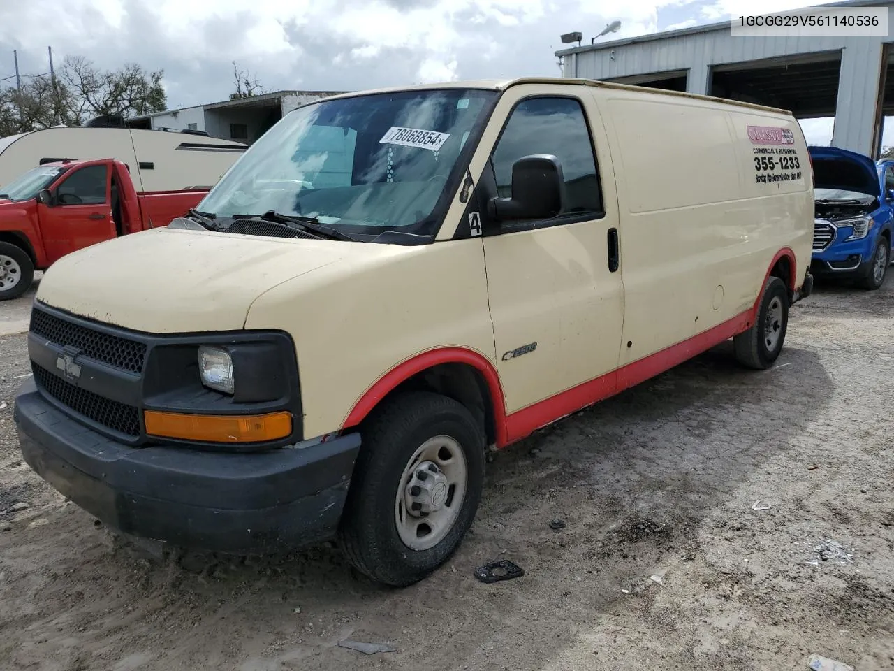 2006 Chevrolet Express G2500 VIN: 1GCGG29V561140536 Lot: 78068854