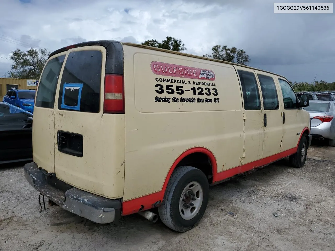 2006 Chevrolet Express G2500 VIN: 1GCGG29V561140536 Lot: 78068854