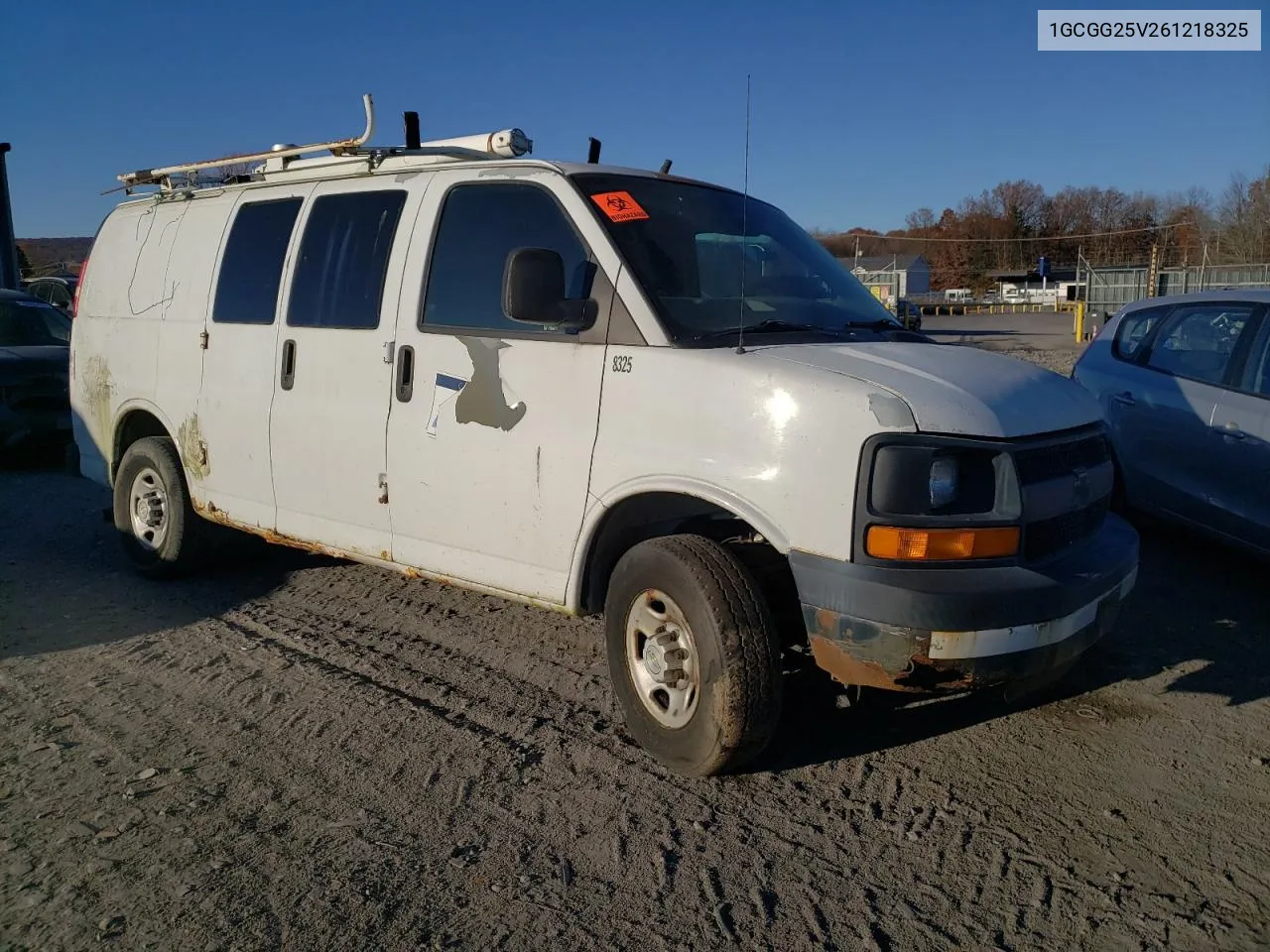 2006 Chevrolet Express G2500 VIN: 1GCGG25V261218325 Lot: 78400434