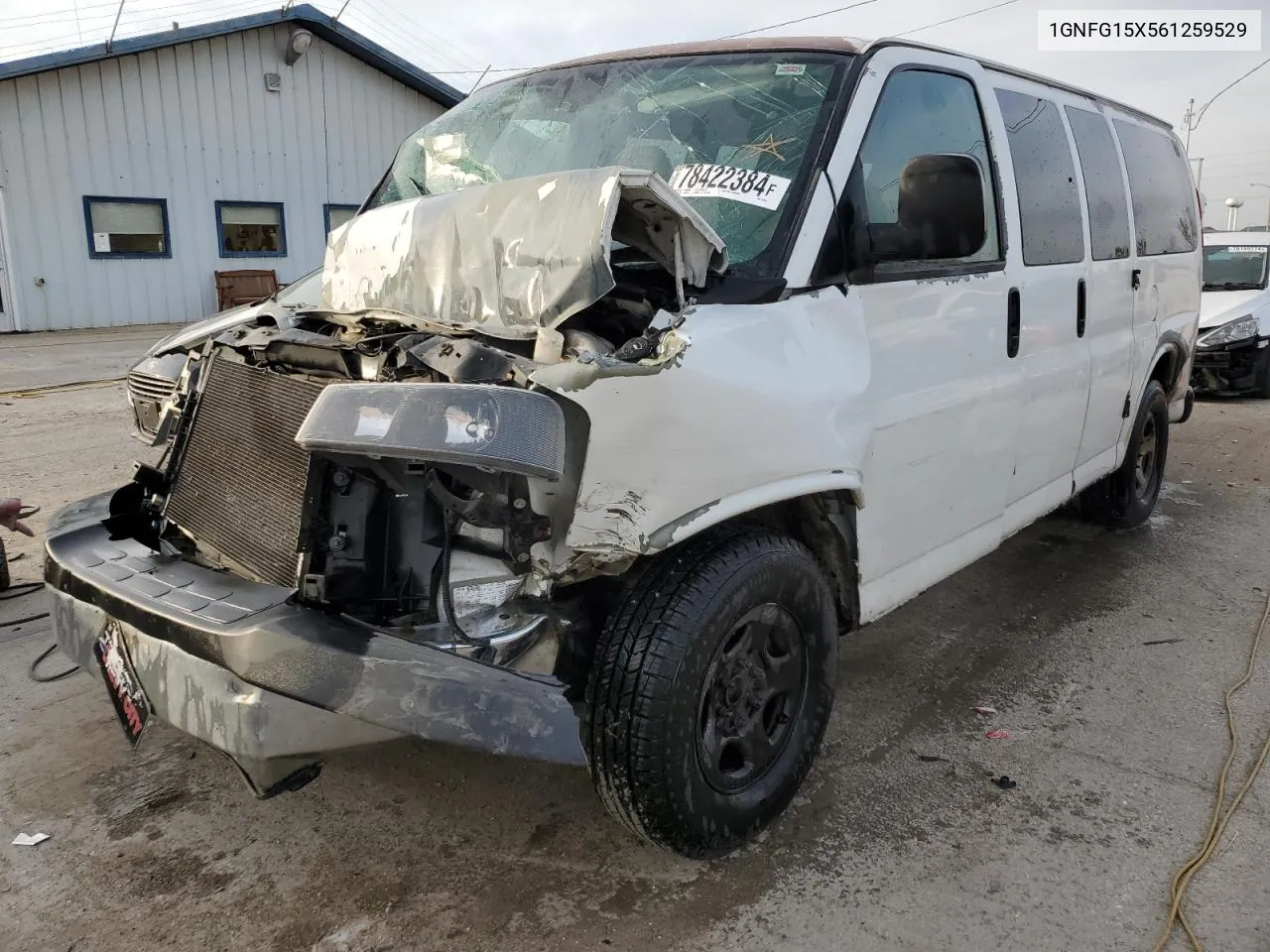 2006 Chevrolet Express G1500 VIN: 1GNFG15X561259529 Lot: 78422384