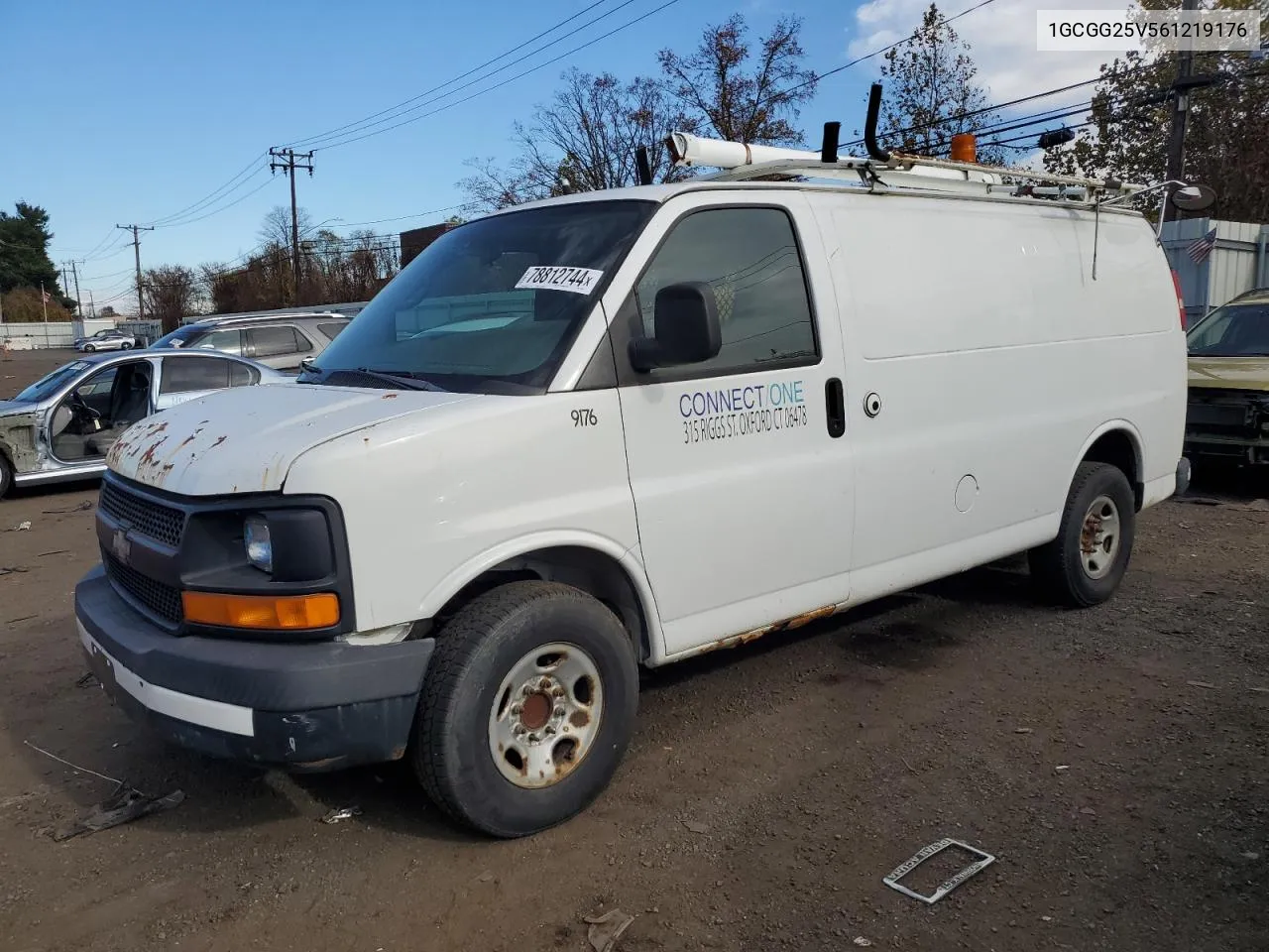 2006 Chevrolet Express G2500 VIN: 1GCGG25V561219176 Lot: 78812744