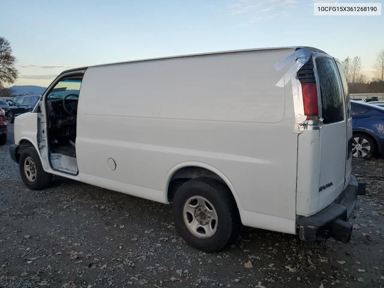 2006 Chevrolet Express G1500 VIN: 1GCFG15X361268190 Lot: 79912124