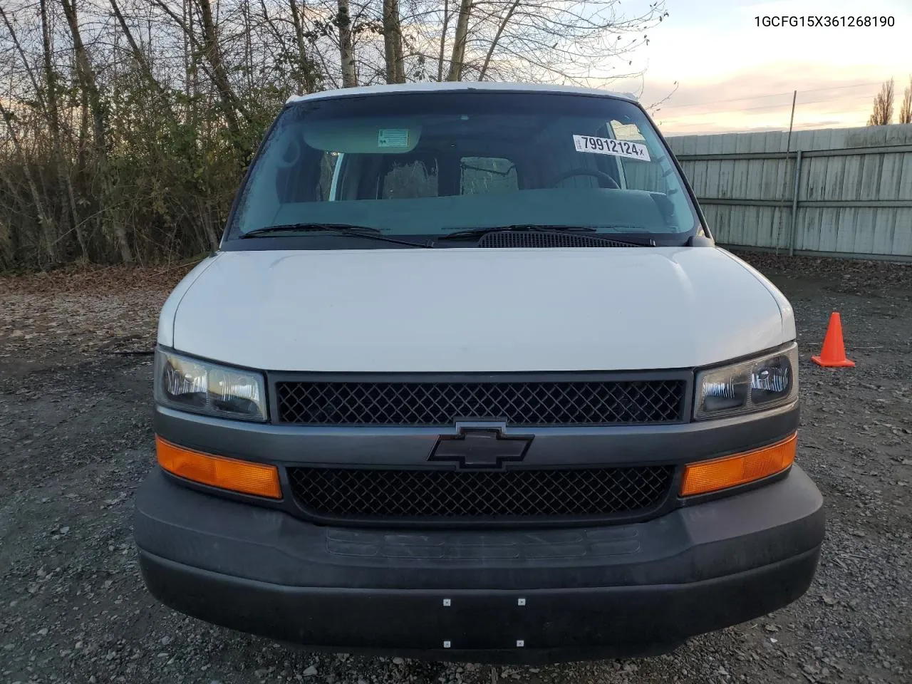 2006 Chevrolet Express G1500 VIN: 1GCFG15X361268190 Lot: 79912124