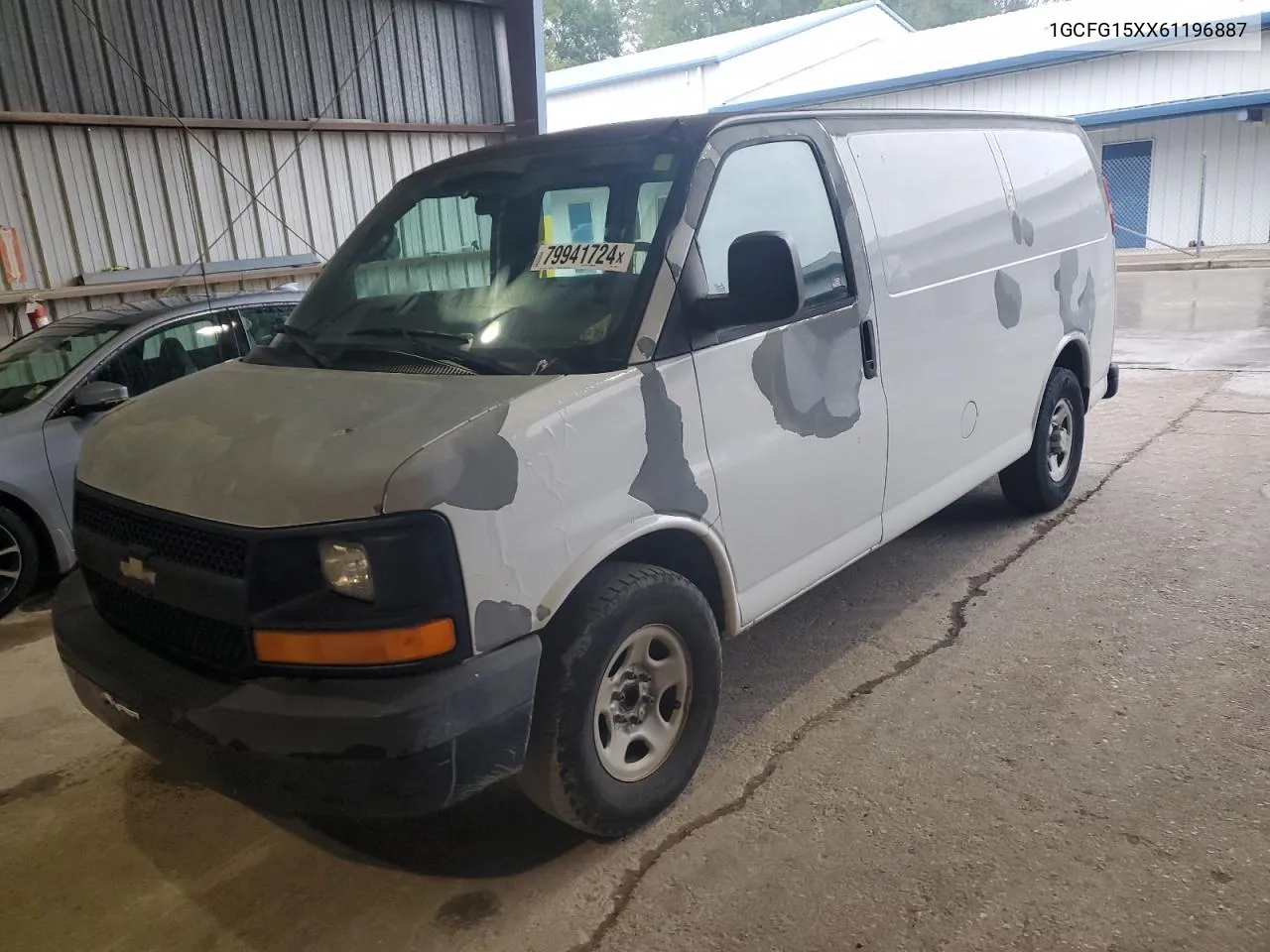 2006 Chevrolet Express G1500 VIN: 1GCFG15XX61196887 Lot: 79941724