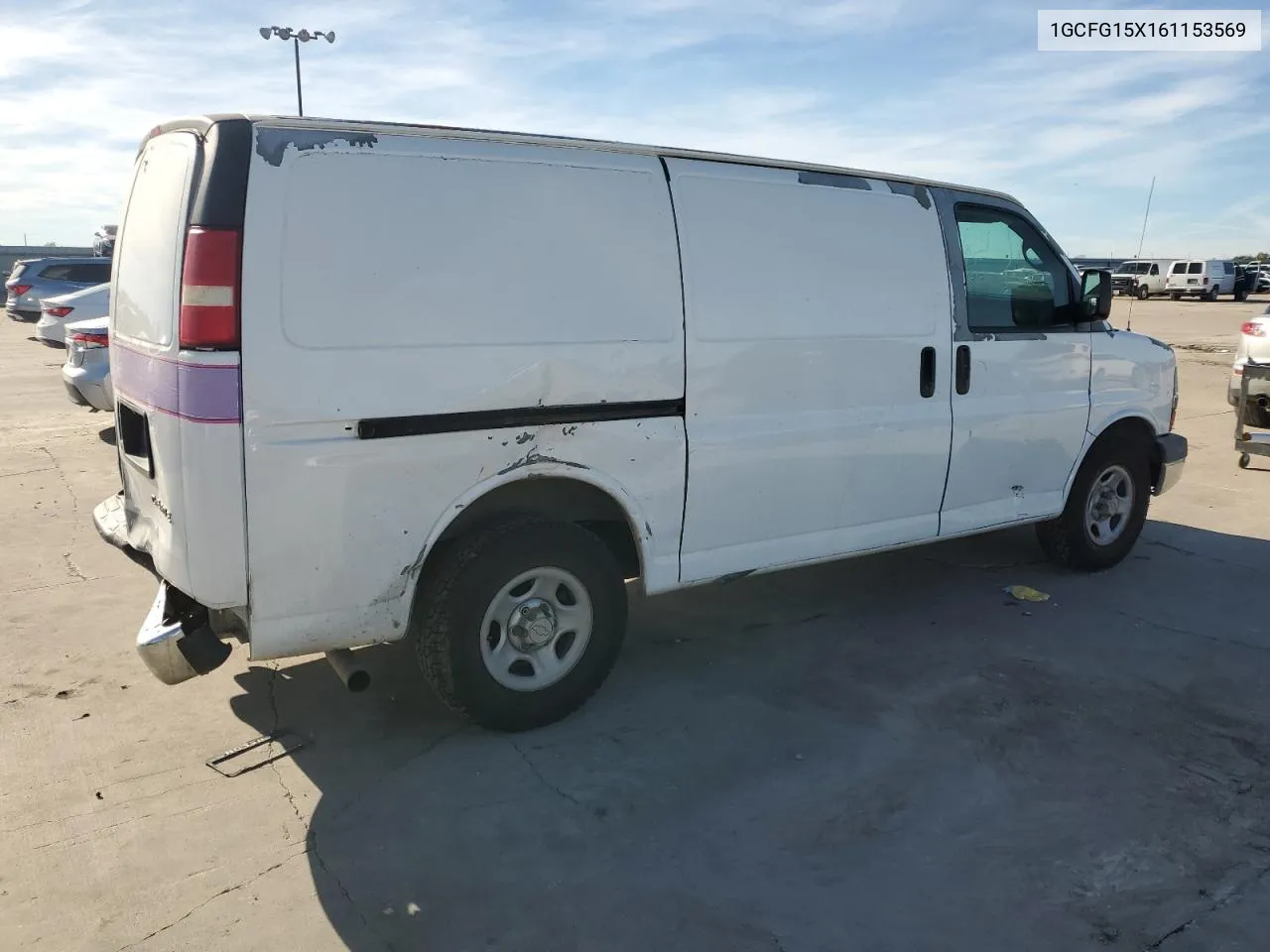 2006 Chevrolet Express G1500 VIN: 1GCFG15X161153569 Lot: 80255734