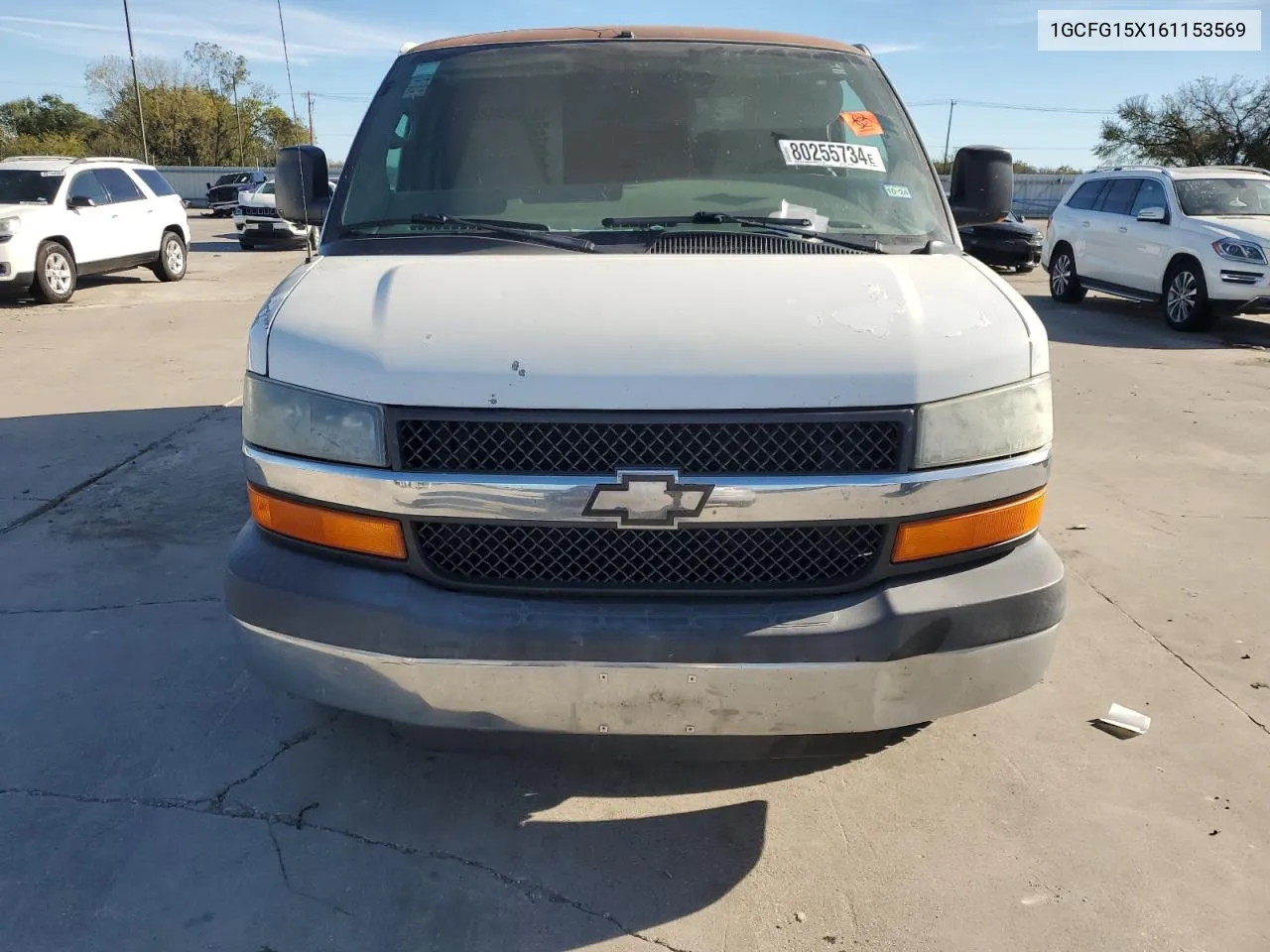 2006 Chevrolet Express G1500 VIN: 1GCFG15X161153569 Lot: 80255734