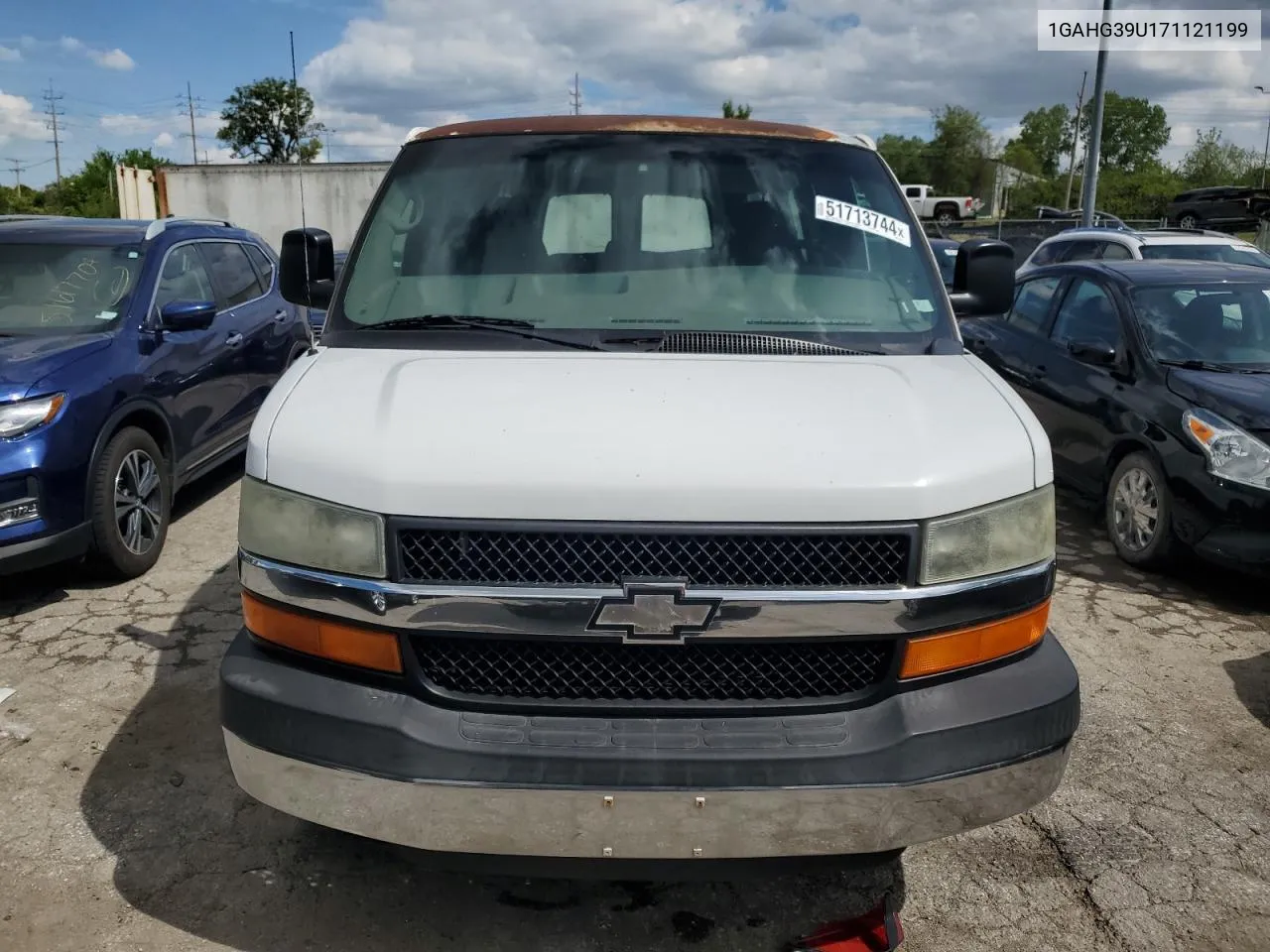 2007 Chevrolet Express G3500 VIN: 1GAHG39U171121199 Lot: 51713744