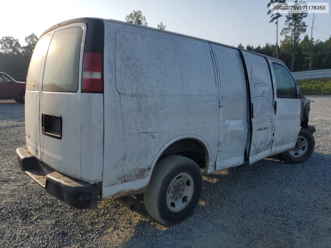 2007 Chevrolet Express G2500 VIN: 1GCGG25V171178353 Lot: 63833584