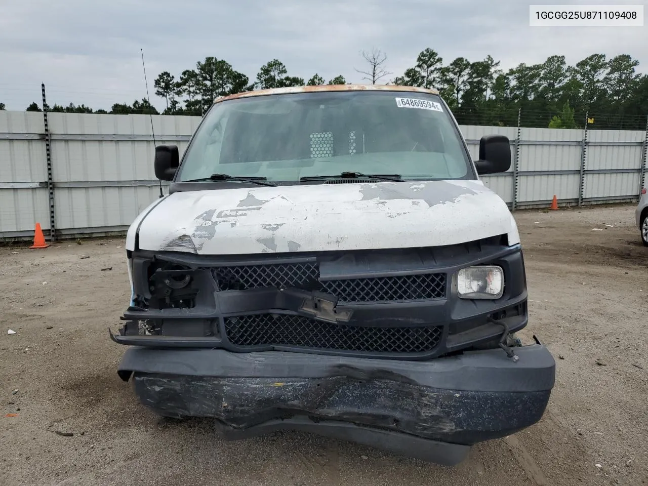 1GCGG25U871109408 2007 Chevrolet Express G2500