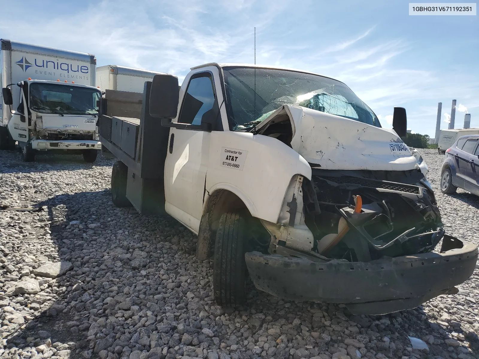 2007 Chevrolet Express G3500 VIN: 1GBHG31V671192351 Lot: 65179134