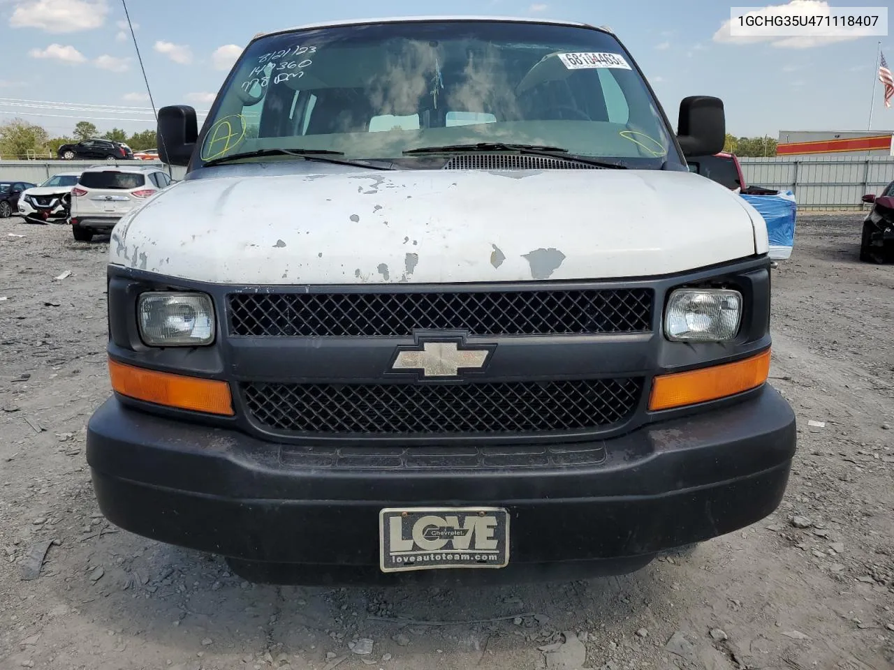 2007 Chevrolet Express G3500 VIN: 1GCHG35U471118407 Lot: 68104463