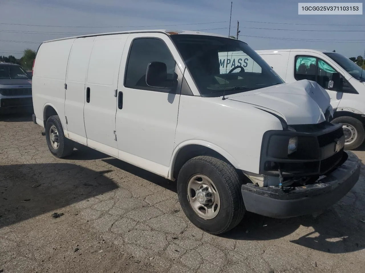 1GCGG25V371103153 2007 Chevrolet Express G2500