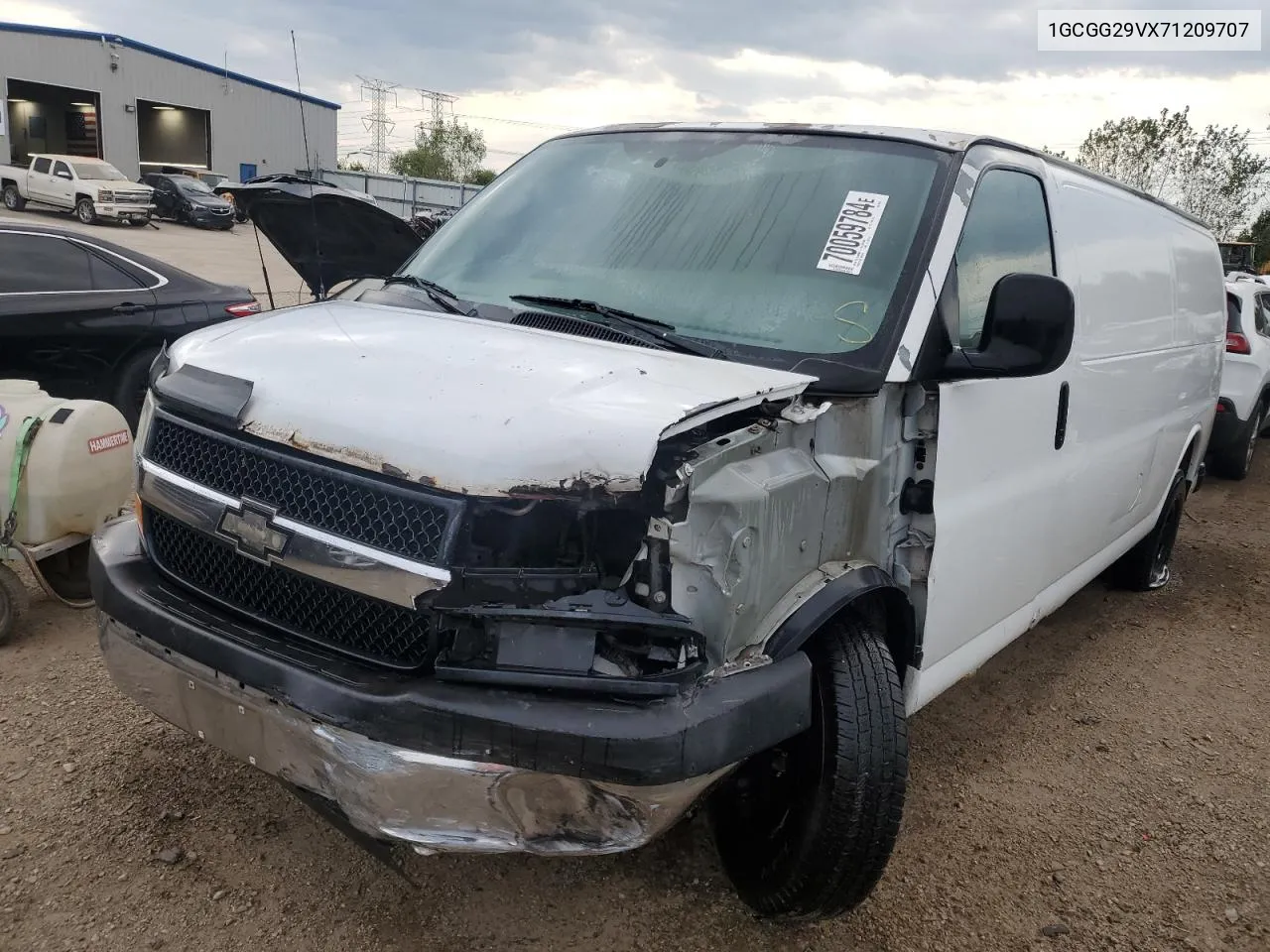 2007 Chevrolet Express G2500 VIN: 1GCGG29VX71209707 Lot: 70059784