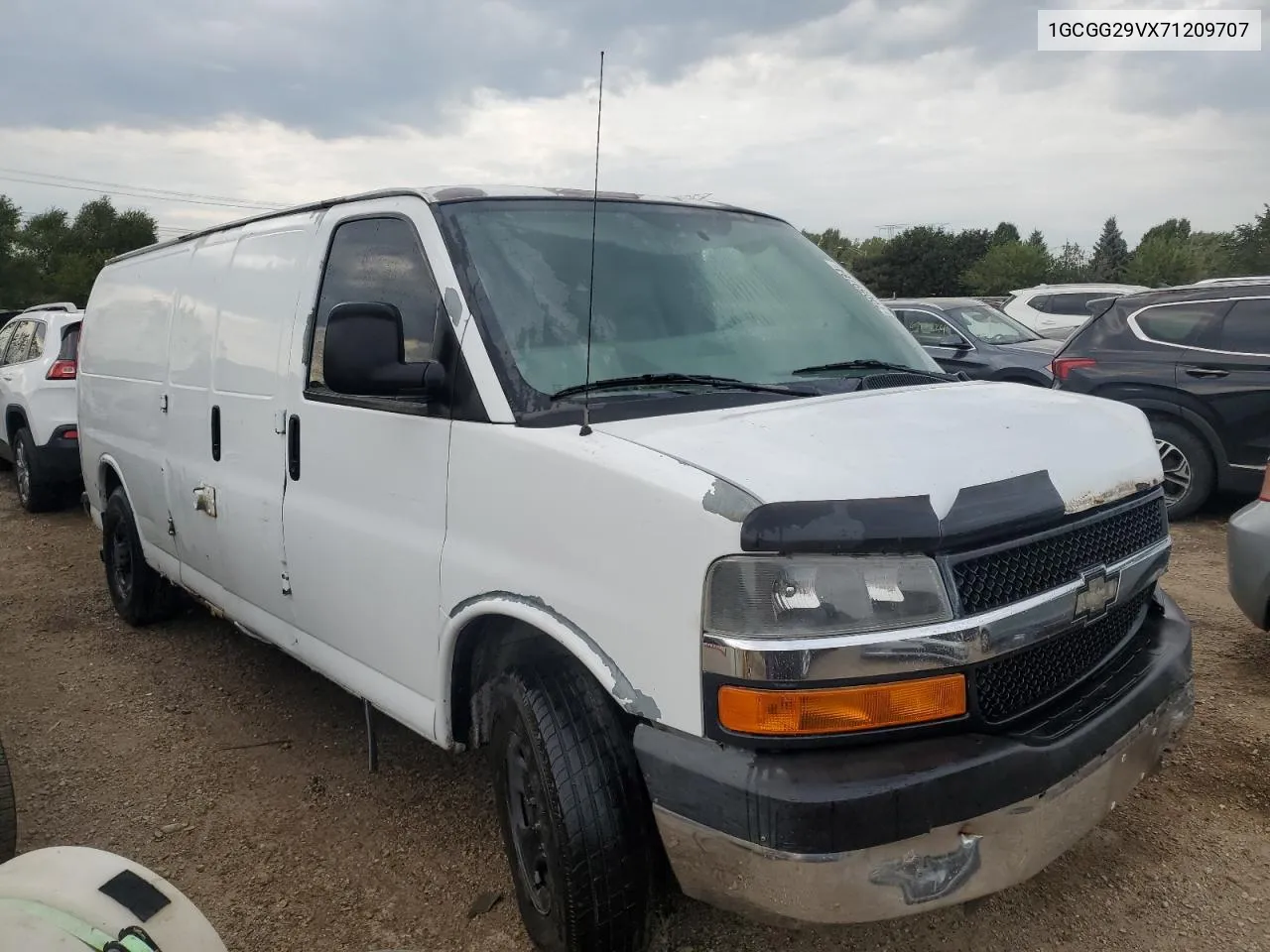 1GCGG29VX71209707 2007 Chevrolet Express G2500