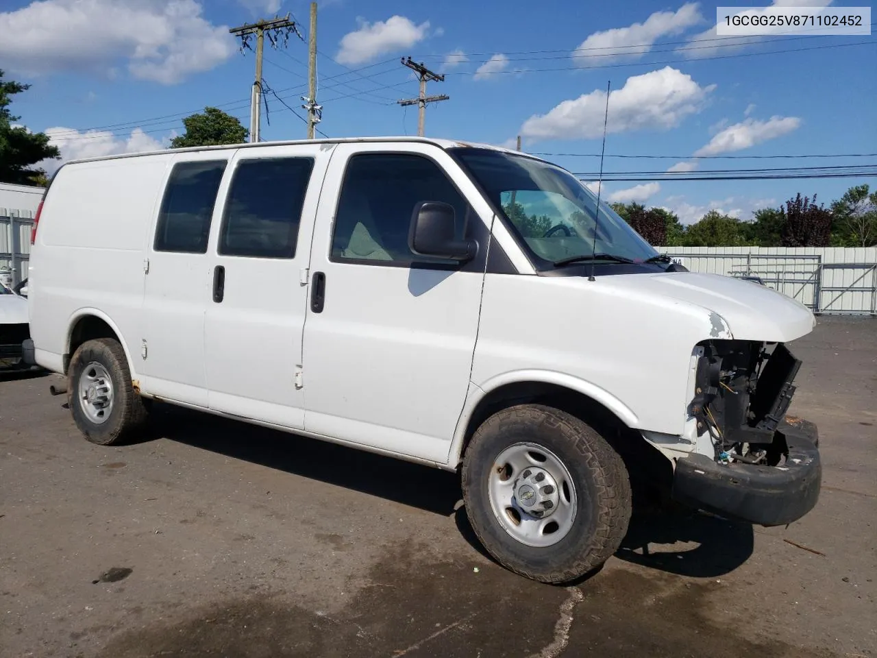 1GCGG25V871102452 2007 Chevrolet Express G2500