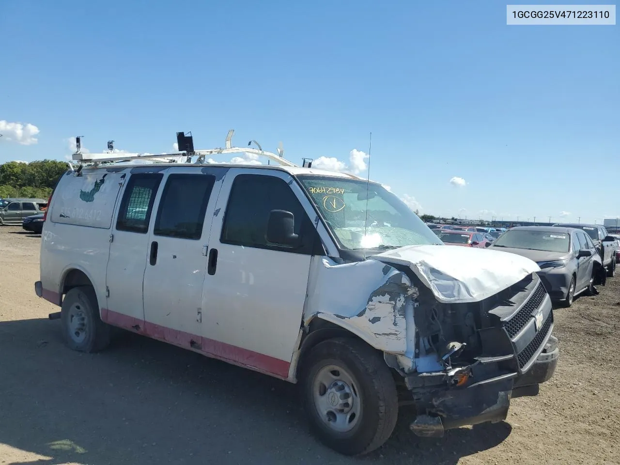 1GCGG25V471223110 2007 Chevrolet Express G2500