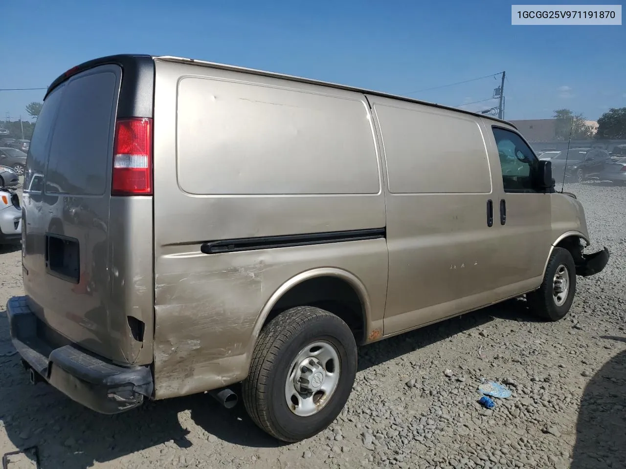 2007 Chevrolet Express G2500 VIN: 1GCGG25V971191870 Lot: 71066514