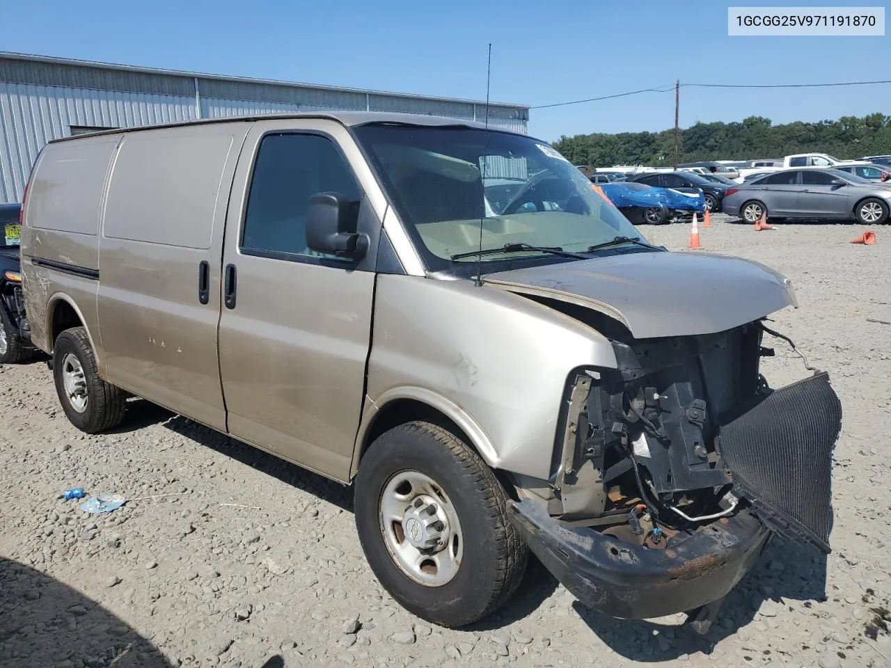 2007 Chevrolet Express G2500 VIN: 1GCGG25V971191870 Lot: 71066514