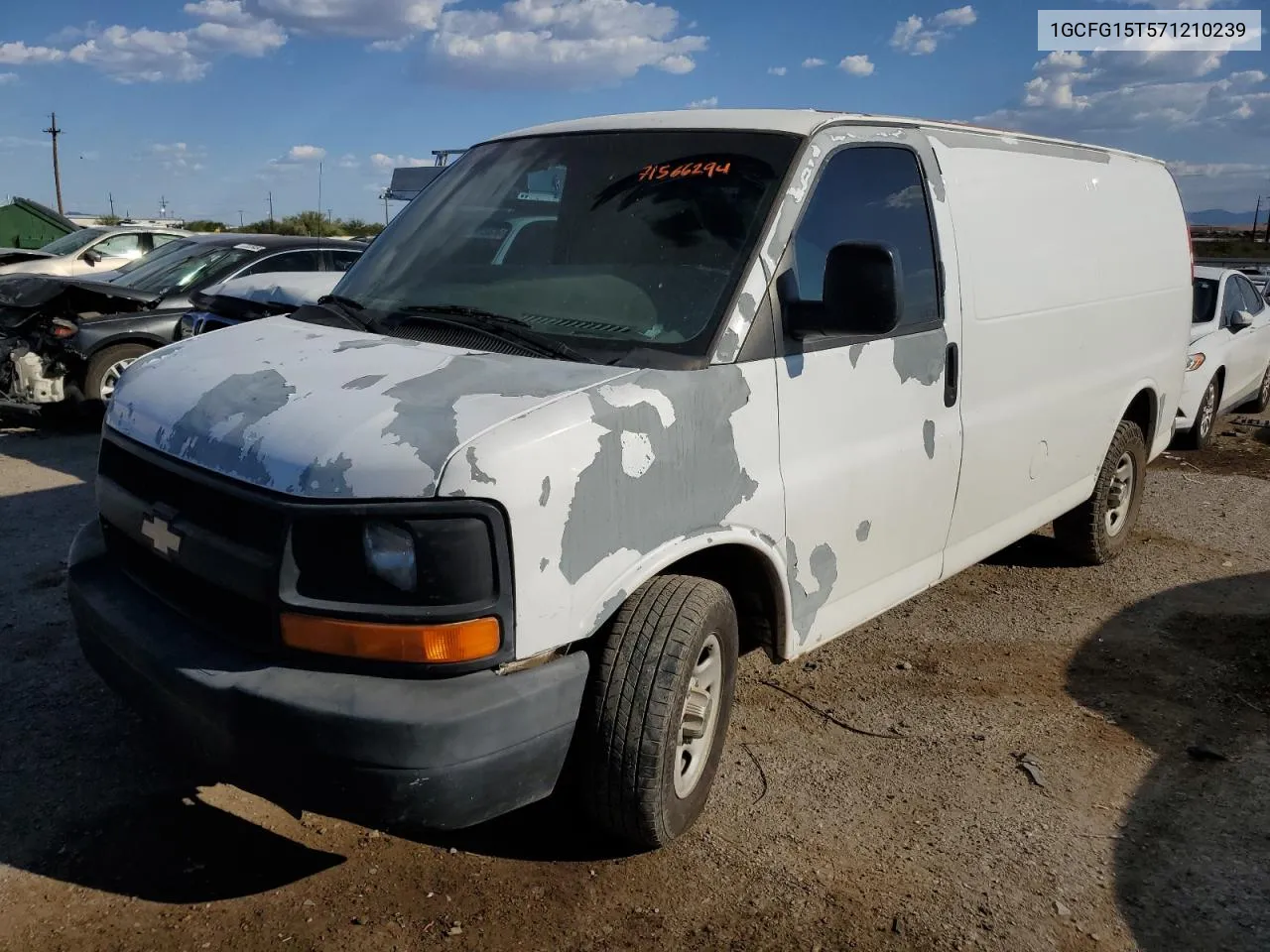 2007 Chevrolet Express G1500 VIN: 1GCFG15T571210239 Lot: 71566294