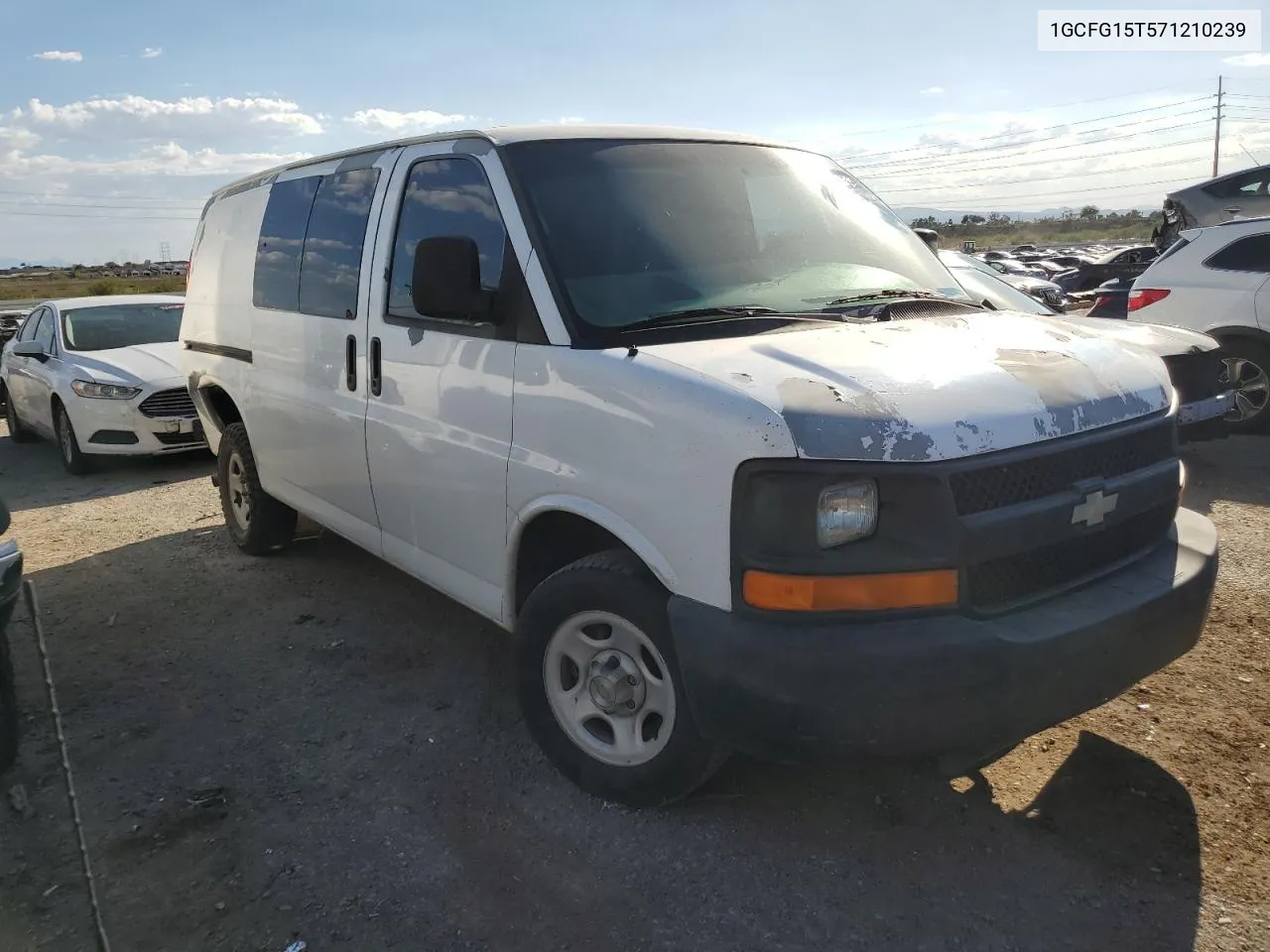 2007 Chevrolet Express G1500 VIN: 1GCFG15T571210239 Lot: 71566294