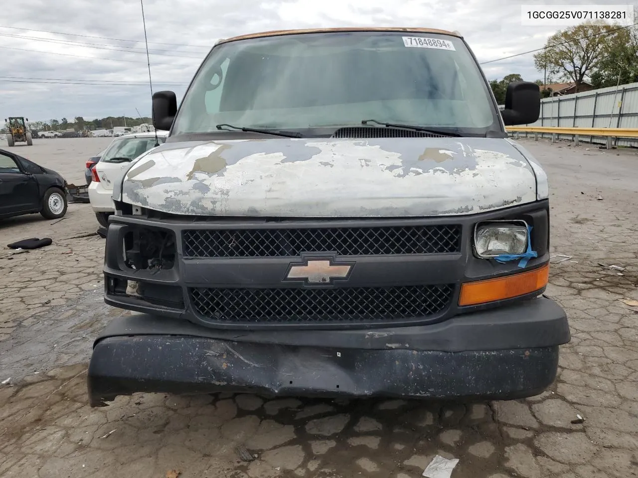 2007 Chevrolet Express G2500 VIN: 1GCGG25V071138281 Lot: 71848894