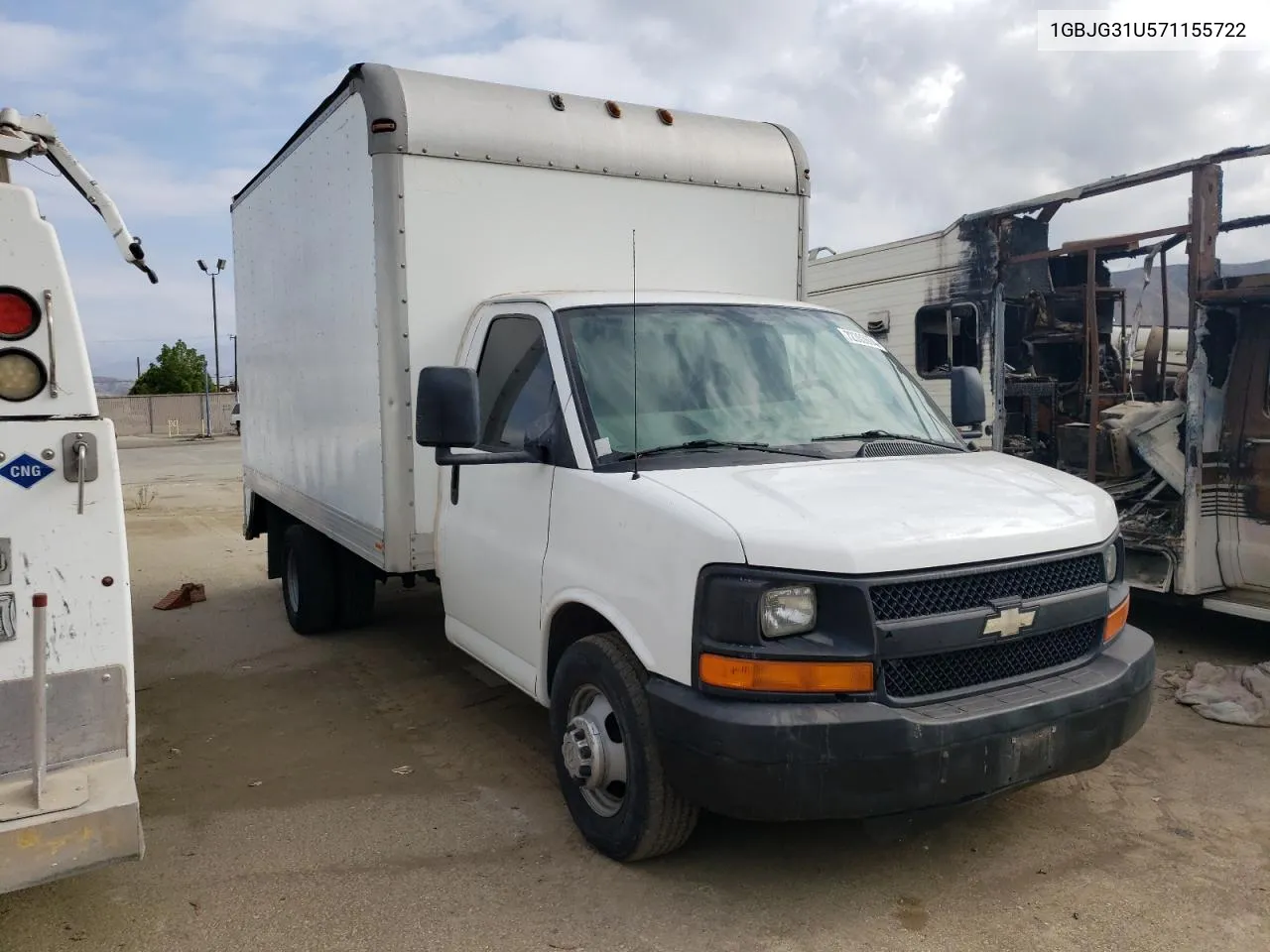 2007 Chevrolet Express G3500 VIN: 1GBJG31U571155722 Lot: 72353674